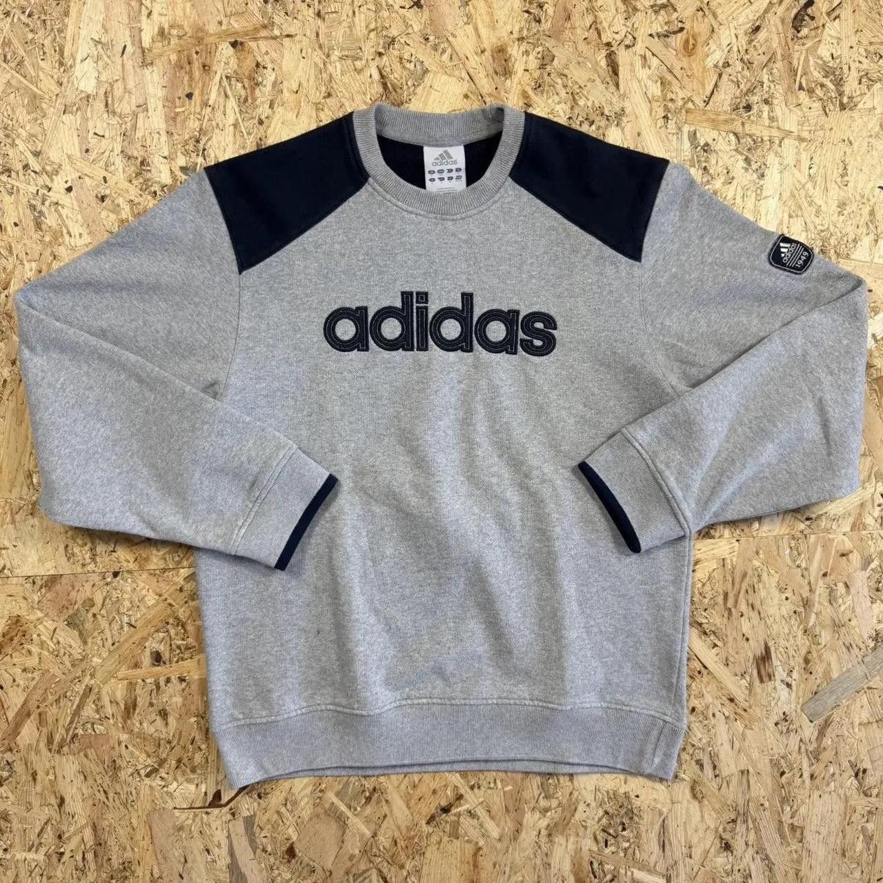 Adidas Adidas Vintage 90s Retro Baby Blue Sweatshirt Crewneck Size US M / EU 48-50 / 2 - 1 Thumbnail