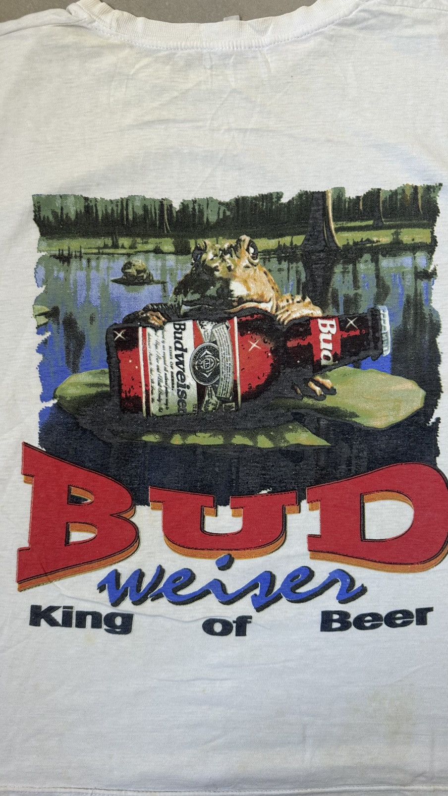 Vintage VINTAGE BUDWEISER KING OF BEERS TEE Size US L / EU 52-54 / 3 - 7 Thumbnail