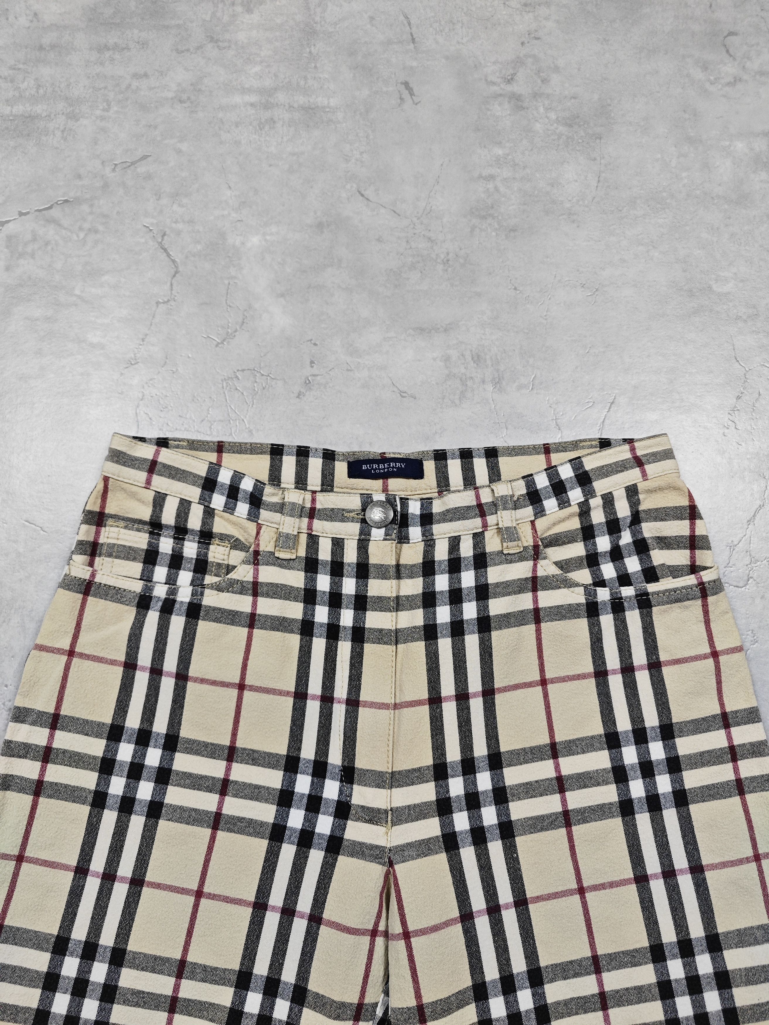 Burberry Burberry Vintage Monogram Pants Size 26" / US 2 / IT 38 - 2 Thumbnail