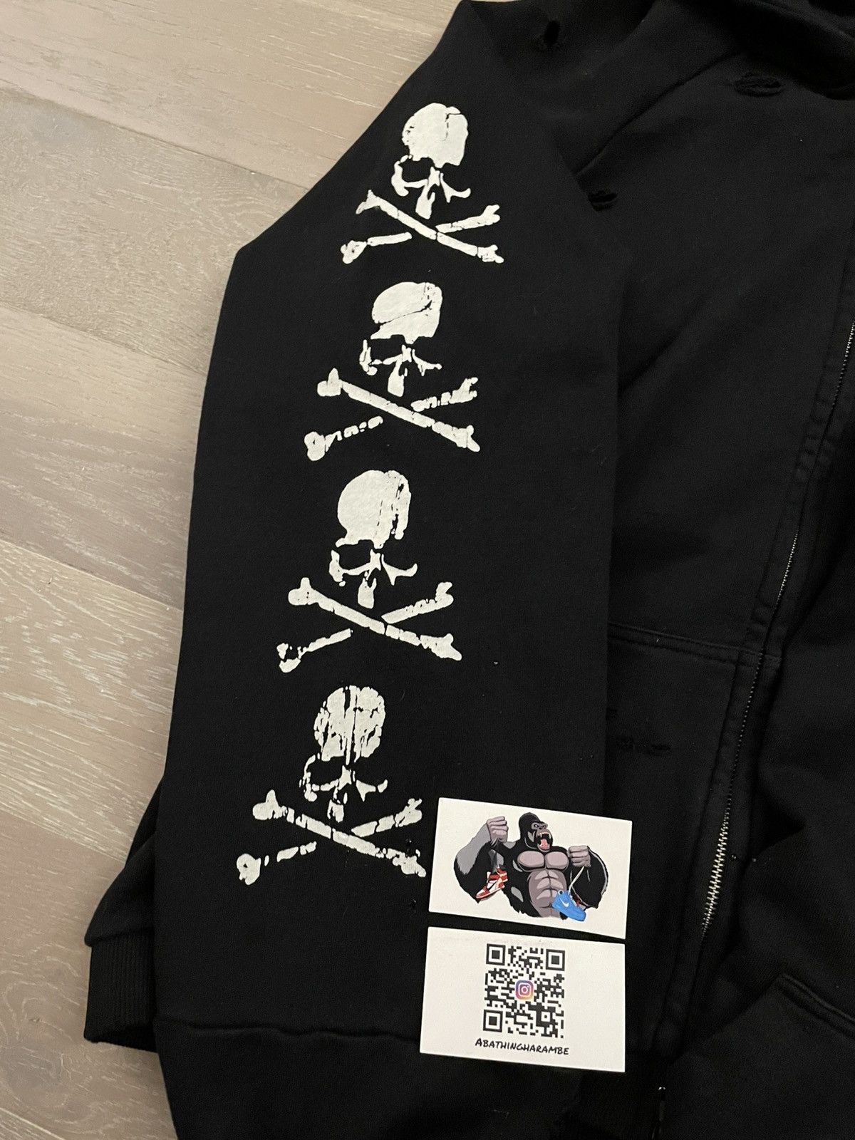 PROJECT G/R Project G/R x Mastermind Reconstructed Folded Zip Hoodie Size US M / EU 48-50 / 2 - 3 Thumbnail