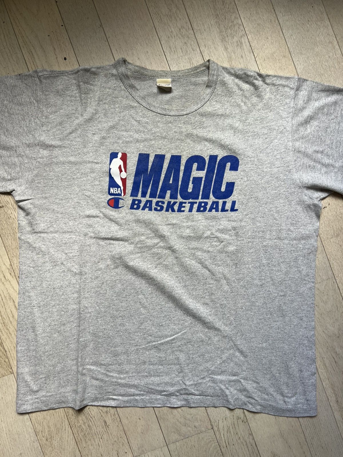 NBA vintage late 80s orlando magic nba training t shirt Size US XL / EU 56 / 4 - 1 Thumbnail