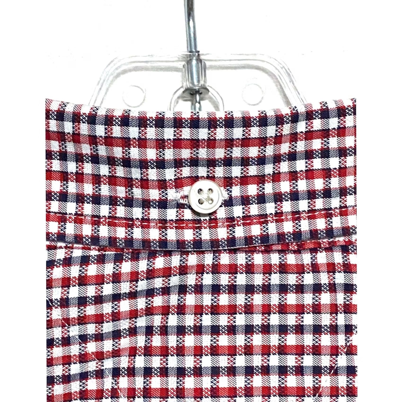 Tommy Hilfiger Tommy Hilfiger Button Shirt Mens XS Red White Blue Check Preppy Classic Workwear Shirts Button-Up Shirt Size US XS / EU 42 / 0 - 5 Thumbnail