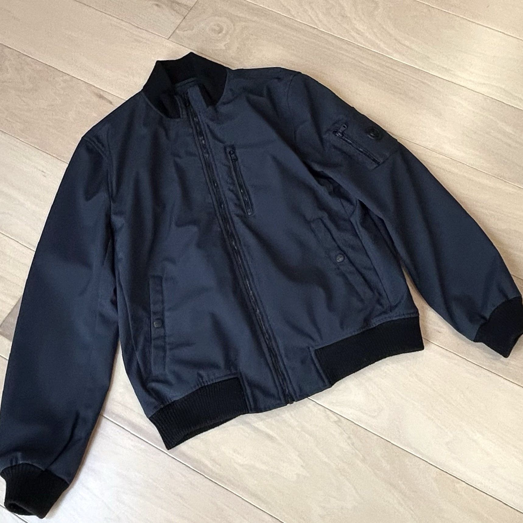 Michael Kors Michael Kors Bomber Jacket Men’s Medium Black Long Sleeve Size US M / EU 48-50 / 2 - 2 Thumbnail