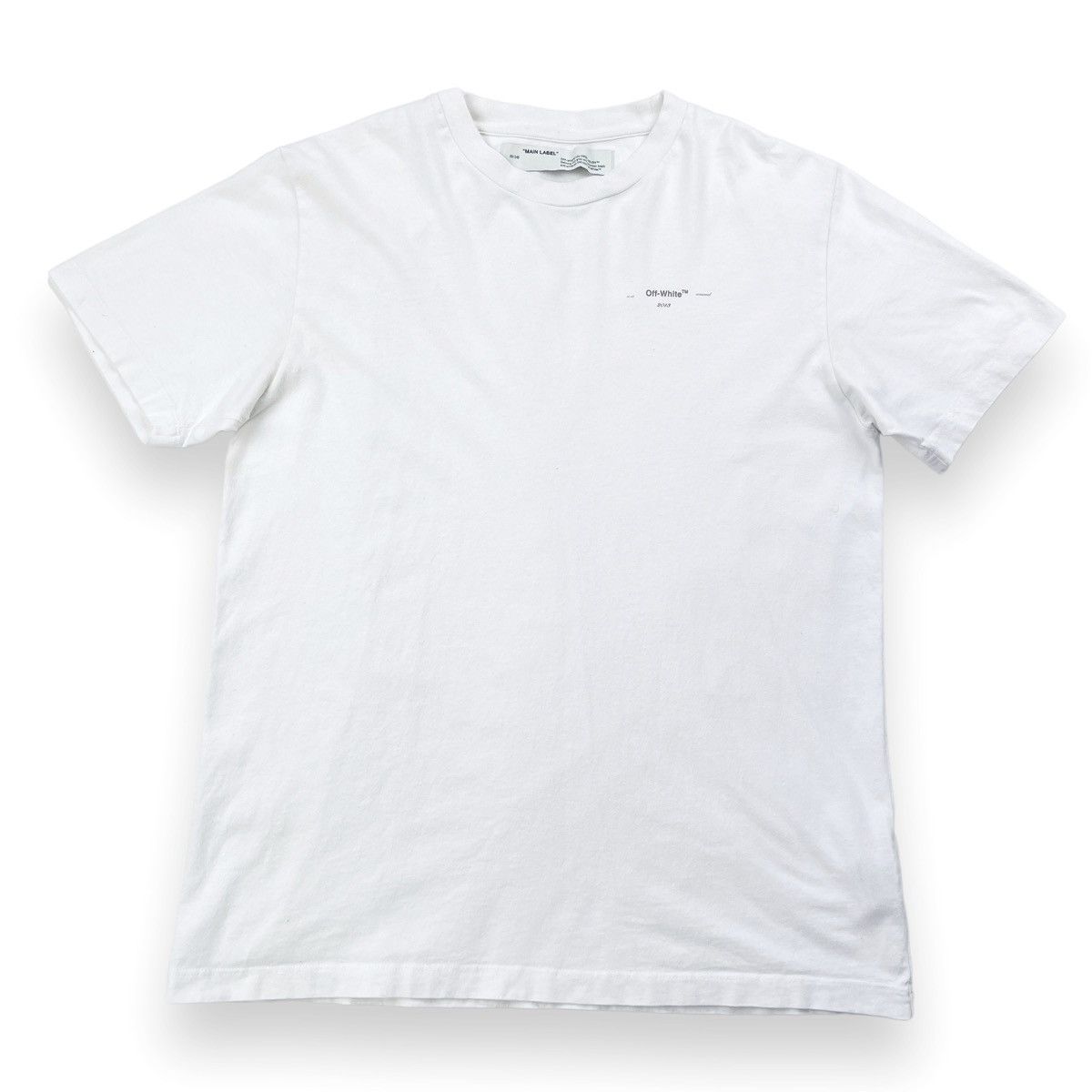 Off-White Off-White Cutout Arrows White T Shirt Size US L / EU 52-54 / 3 - 3 Thumbnail