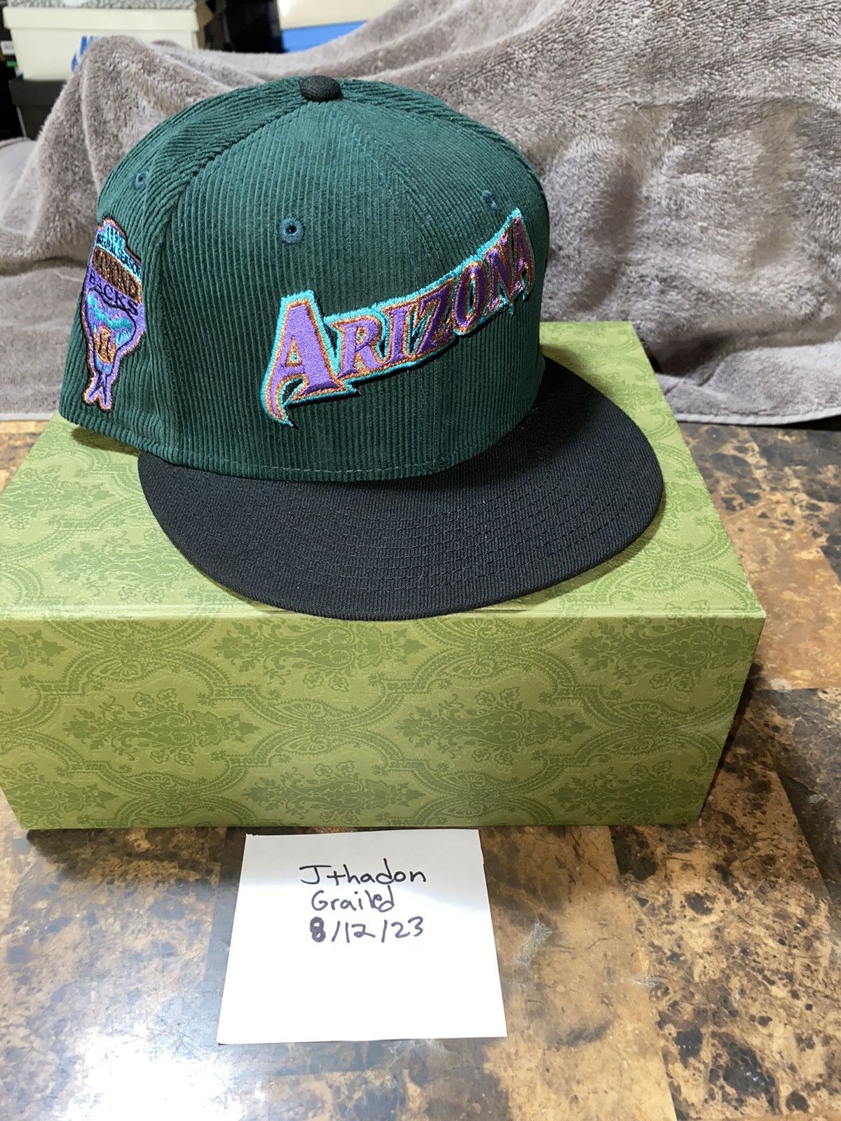 47 Arizona Diamondbacks Corduroy Snapback Hat in White for Men