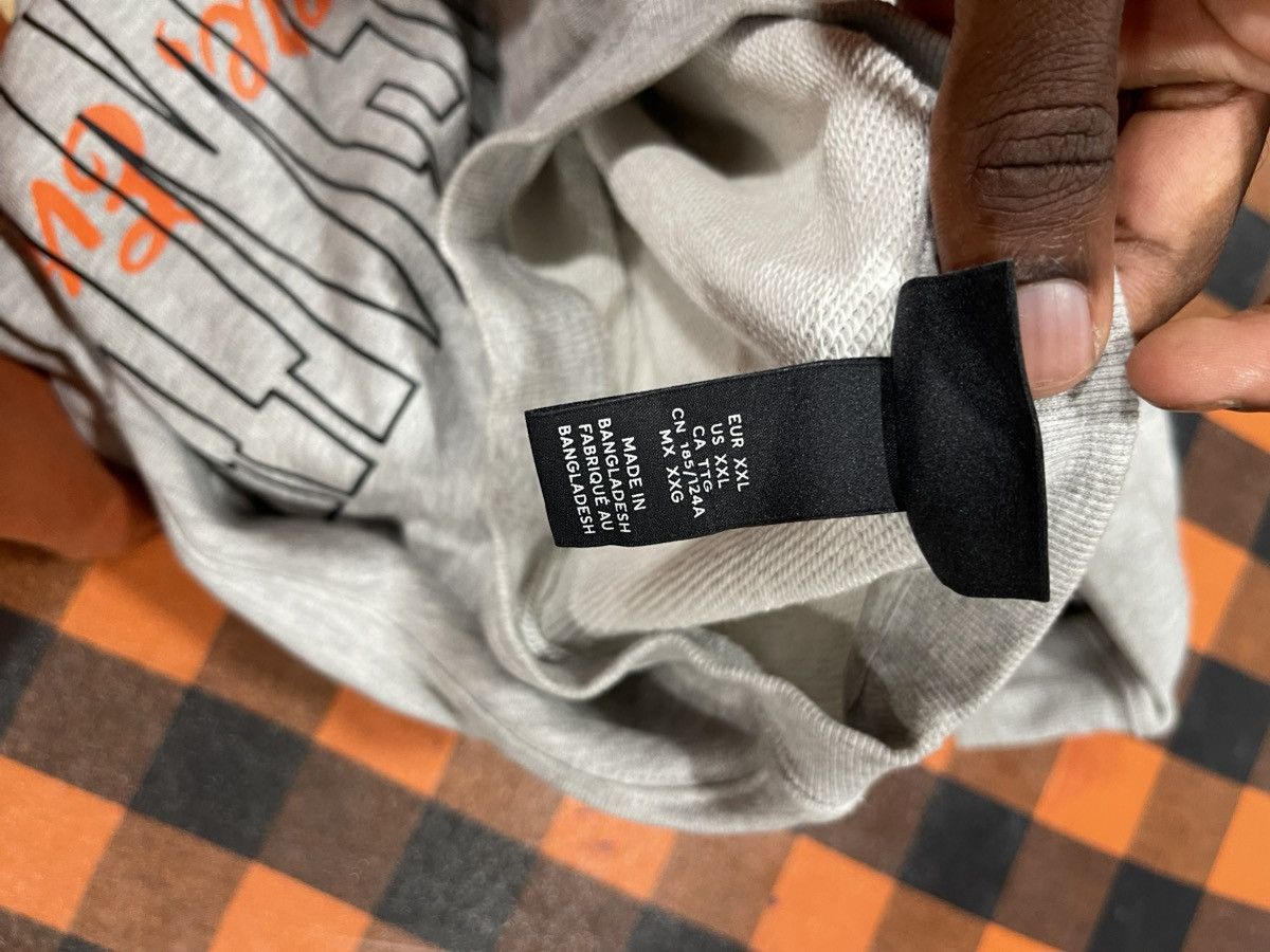 H&M Grey and orange sweatshirt Size US XL / EU 56 / 4 - 4 Thumbnail