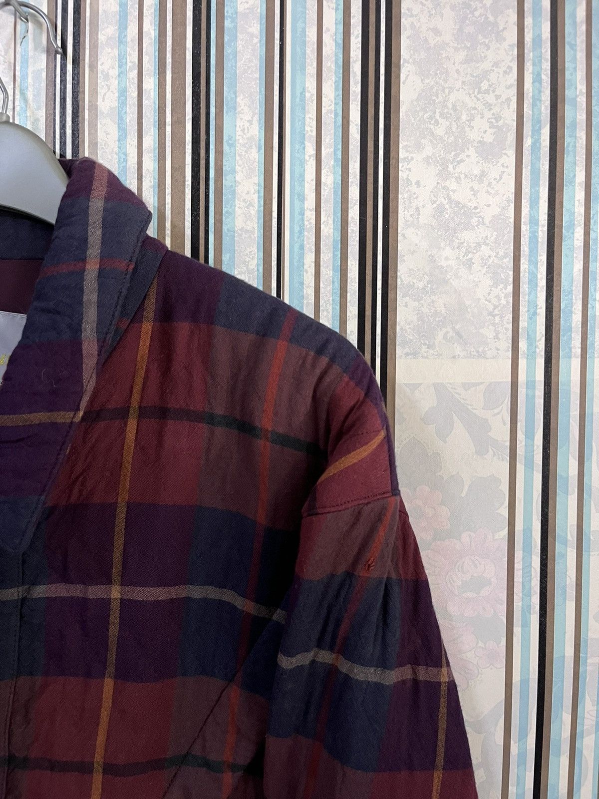 Aquascutum Symmetrical tartan wool linen #F3 Size US M / EU 48-50 / 2 - 10 Thumbnail