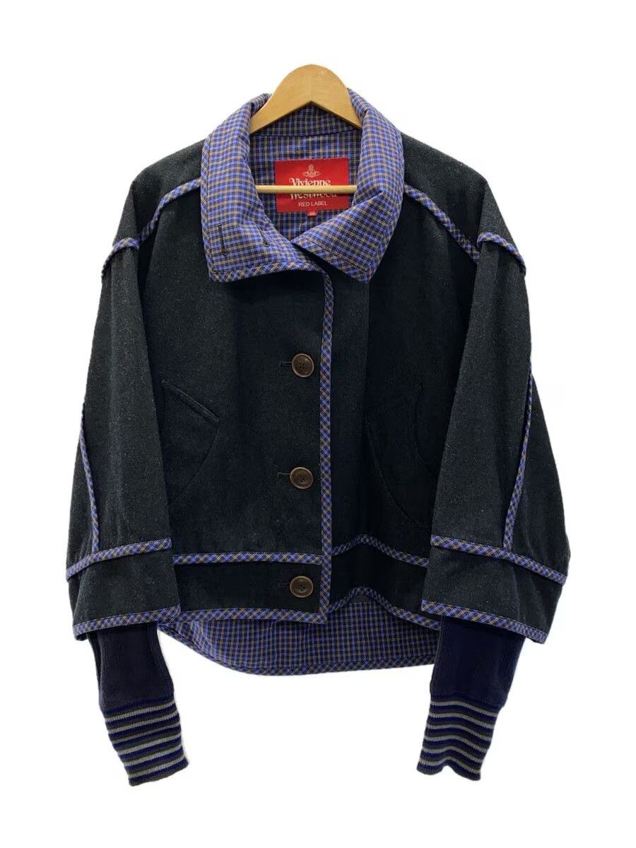 Vivienne Westwood Checked Piping Wool Short Coat Jacket Size M / US 6-8 / IT 42-44 - 1 Thumbnail