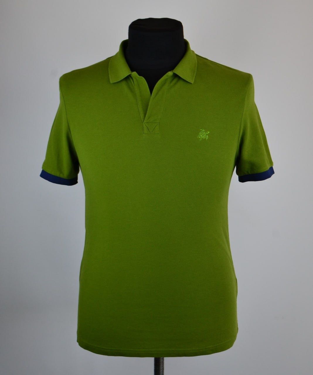 Vilebrequin Vilebrequin Regular Fit Men's Green Short Sleeve Polo Shirt Size US S / EU 44-46 / 1 - 1 Thumbnail