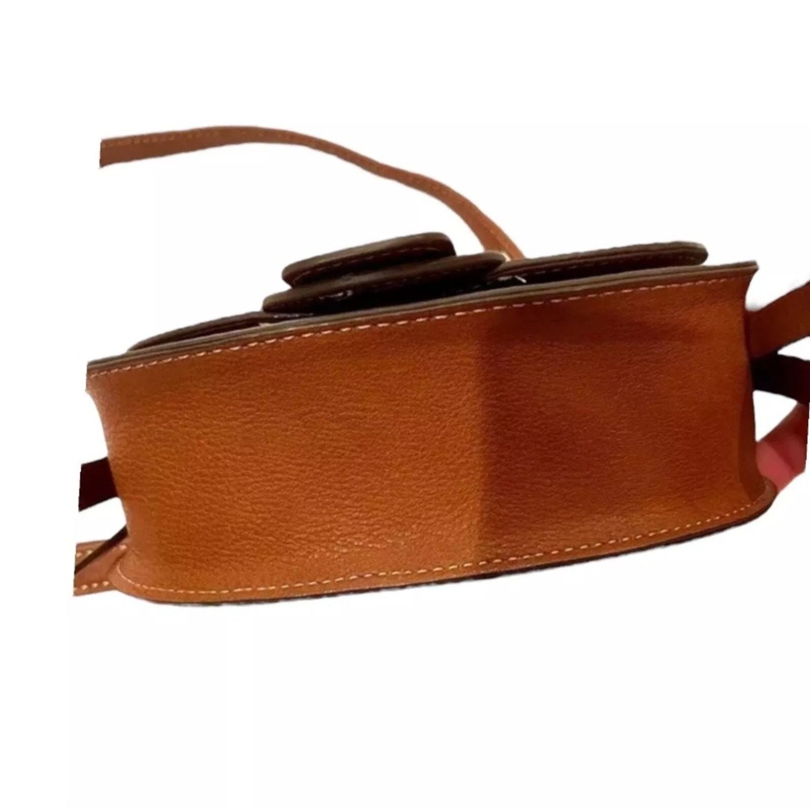 Rachel Zoe Rachel Zoe Saddle Crossbody Bag Cognac Brown NWT Size ONE SIZE - 6 Thumbnail