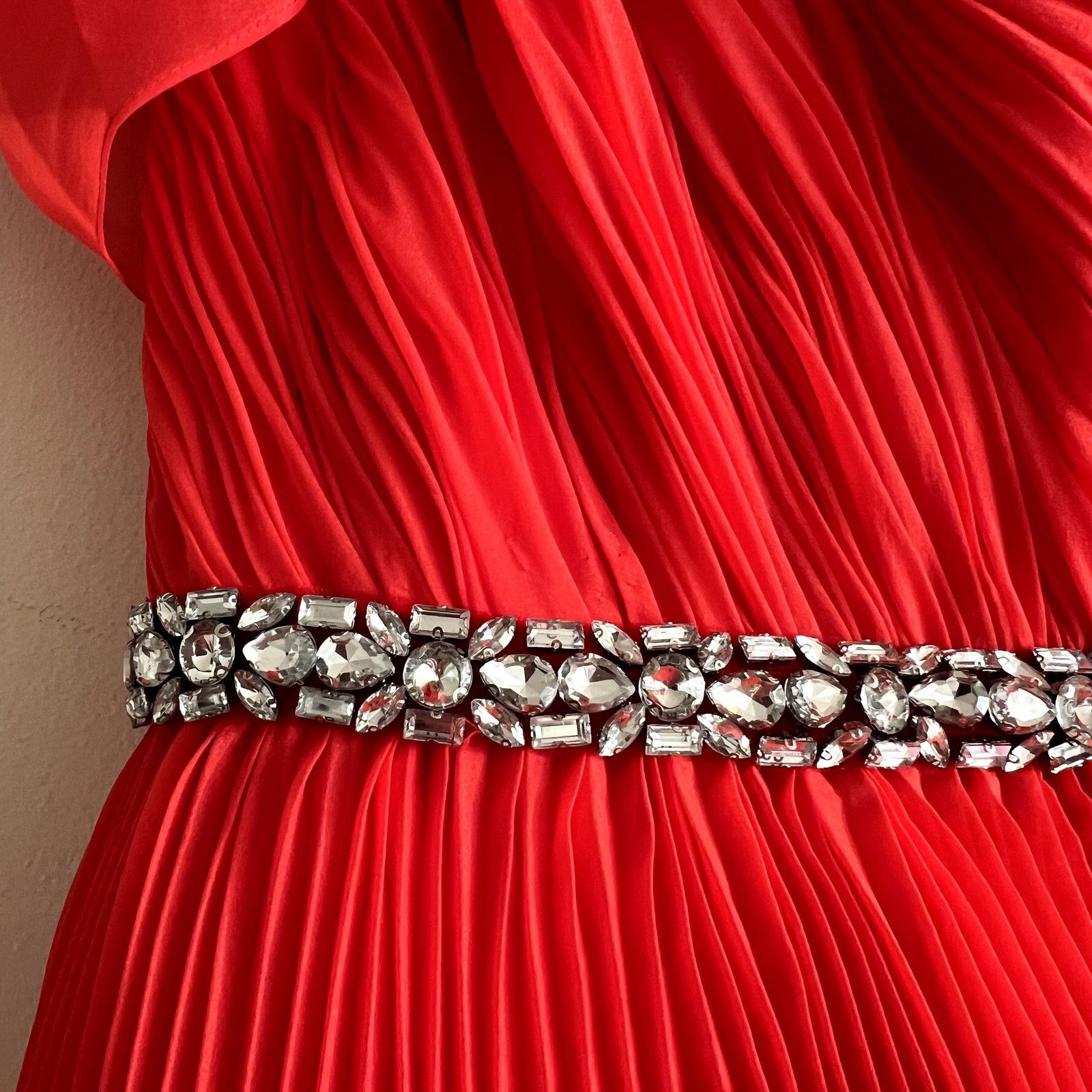 MACH & MACH Mac Duggal maxi red dress one shoulder size 2 BB Size XS / US 0-2 / IT 36-38 - 3 Thumbnail