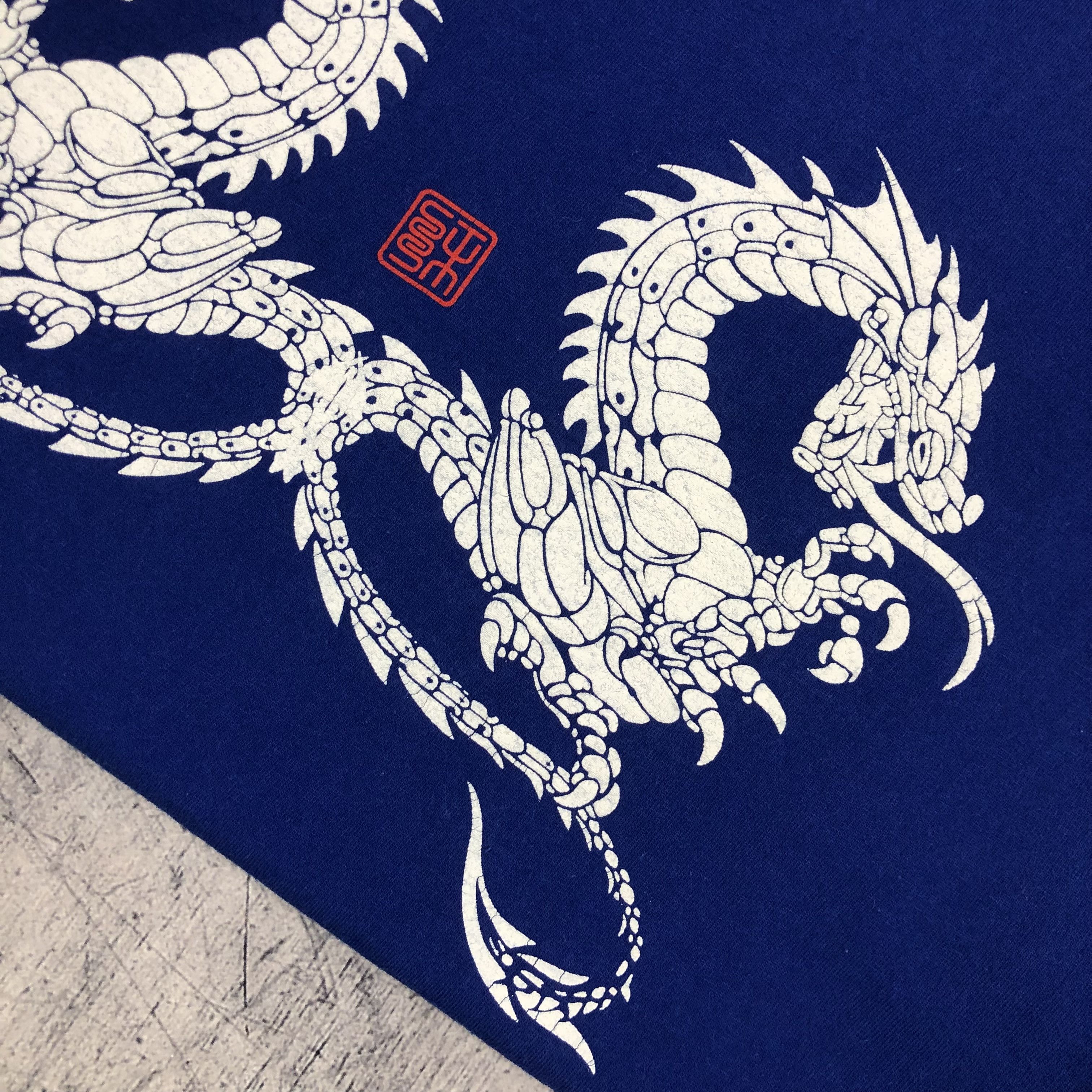 Stussy Vintage Stussy Outdoor Dragon Puff Print Tee y2k sk8 Size US M / EU 48-50 / 2 - 5 Thumbnail