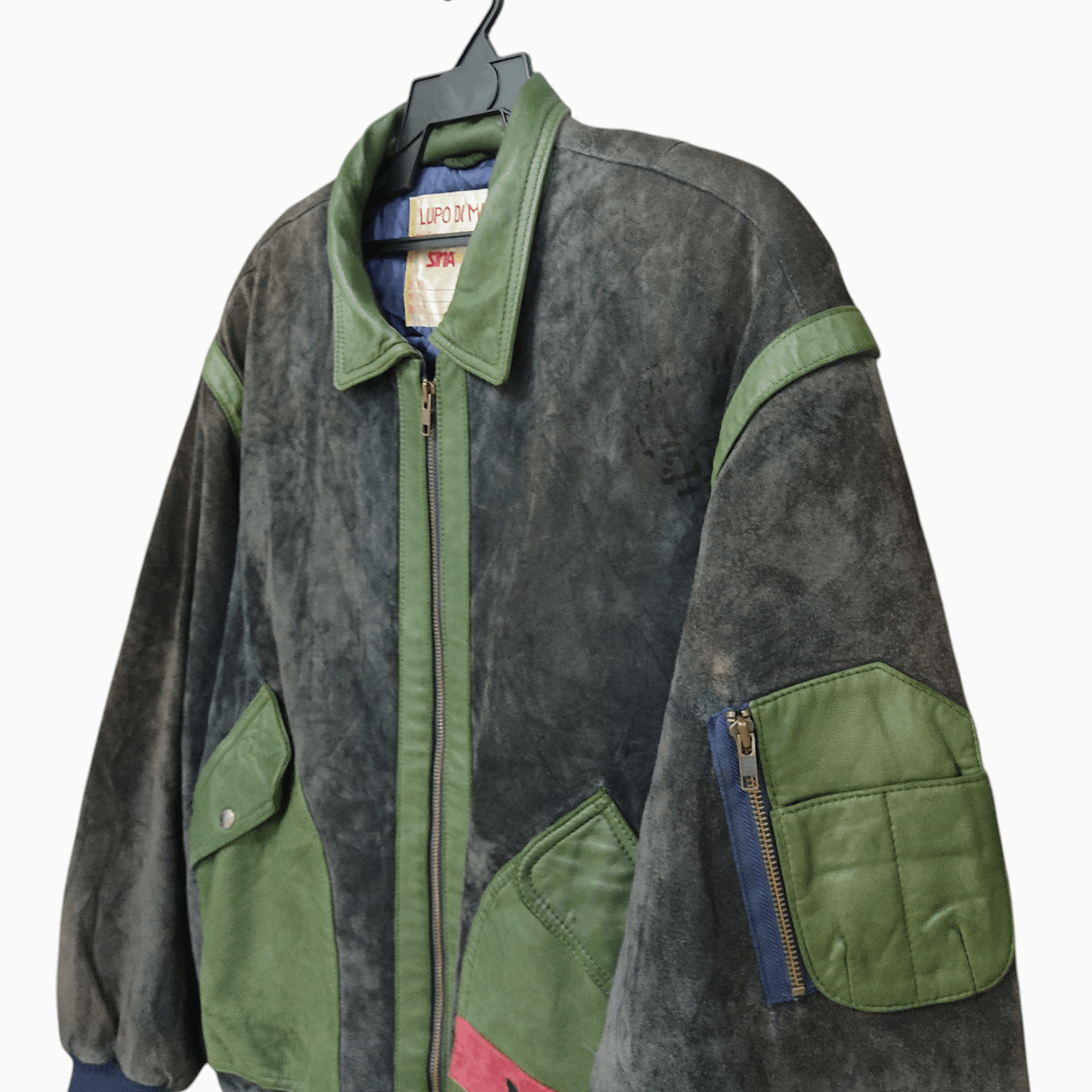 Pelle Pelle Sina Cova Suede Leather Back Hit Stadium Jacket Size US L / EU 52-54 / 3 - 3 Thumbnail