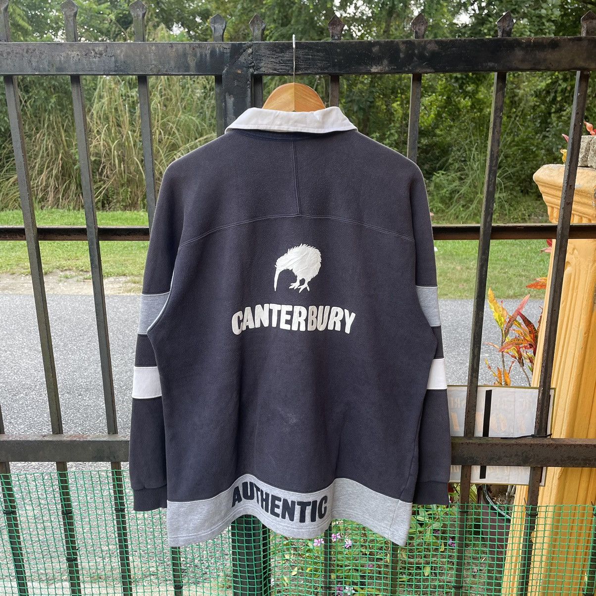 Canterbury of New Zealand × Vintage 🔥Vintage Canterbury Big Logo Polos Rubgy Sweatshirts Size US M / EU 48-50 / 2 - 2 Thumbnail