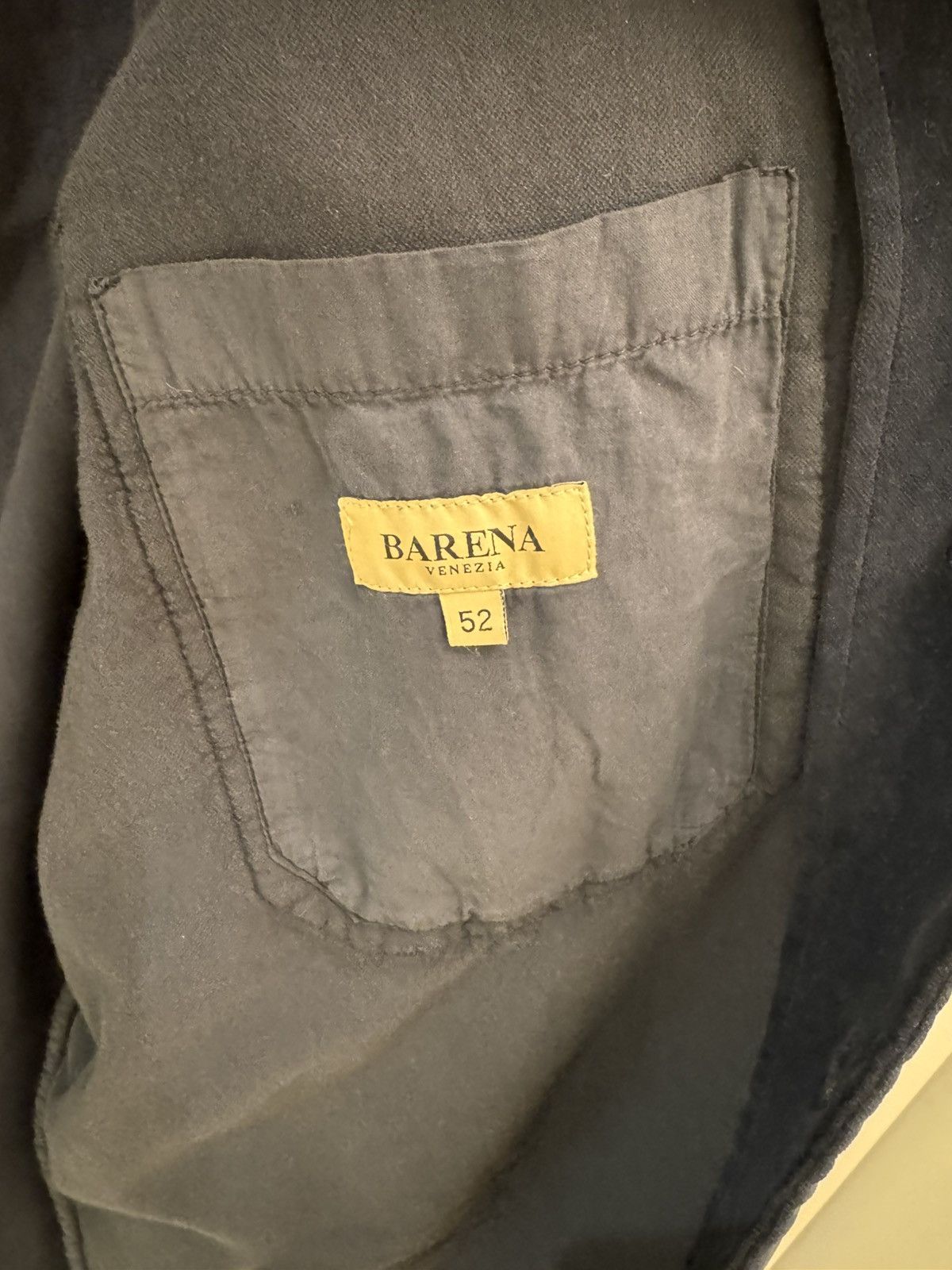 Barena Venezia Barena Navy Cotton Velvet Overshirt 52 FW23 — Made in Italy Size US L / EU 52-54 / 3 - 4 Thumbnail