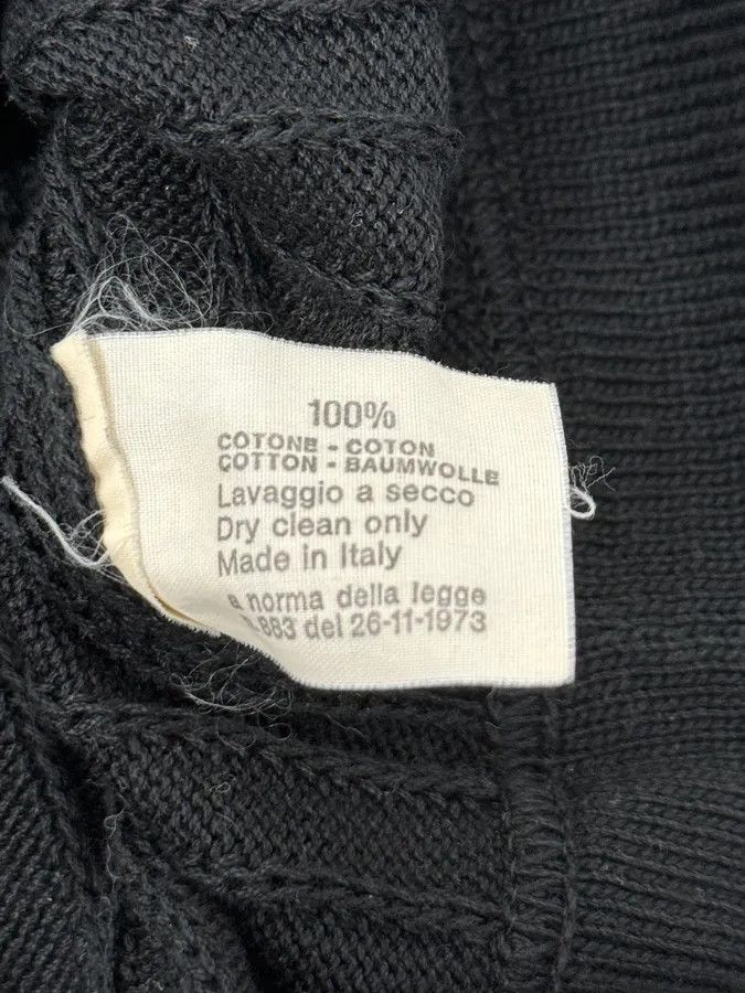 Dolce & Gabbana AW1995 Dolce & Gabbana Black Wool Sweater Size US M / EU 48-50 / 2 - 8 Thumbnail