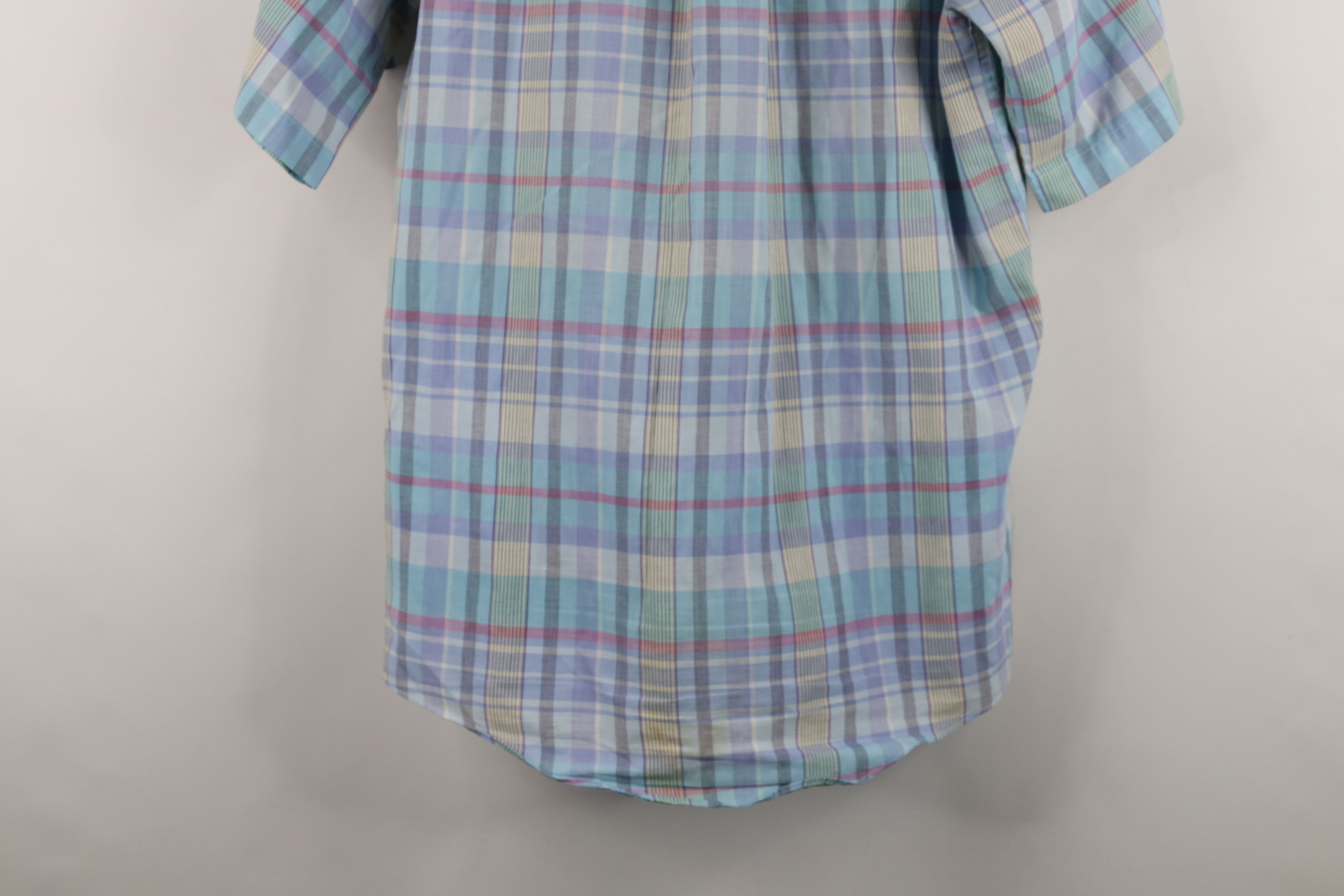 Vintage Vintage 90s Streetwear Plaid Collared Button Down Shirt Size US M / EU 48-50 / 2 - 12 Thumbnail