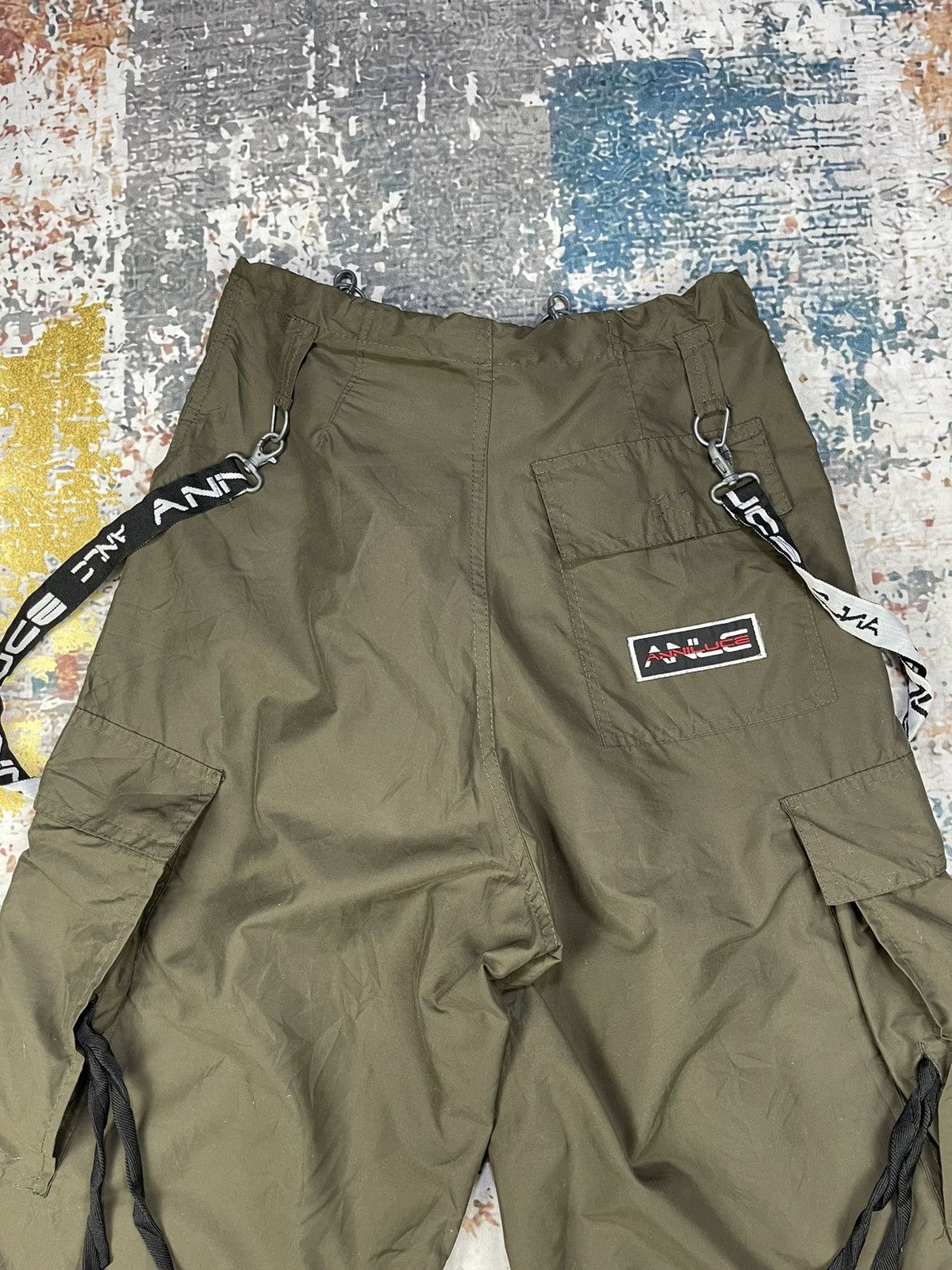 JNCO HIP HOP Parachute Bondage Baggy Balloon Cargo Pants Size US 29 - 8 Thumbnail