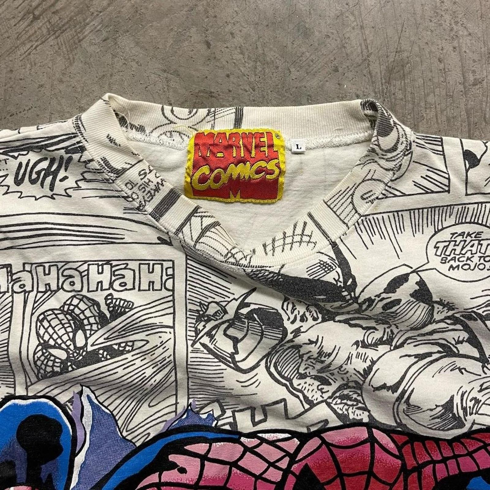 Marvel Comics Vintage 1990s Spider-Man Marvel Graphic Tee Men Large Size US L / EU 52-54 / 3 - 3 Thumbnail
