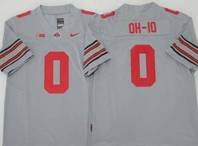Other Ohio State Buckeyes #0 OH-IO Gray 2025 Jersey Size US XL / EU 56 / 4 - 1 Thumbnail