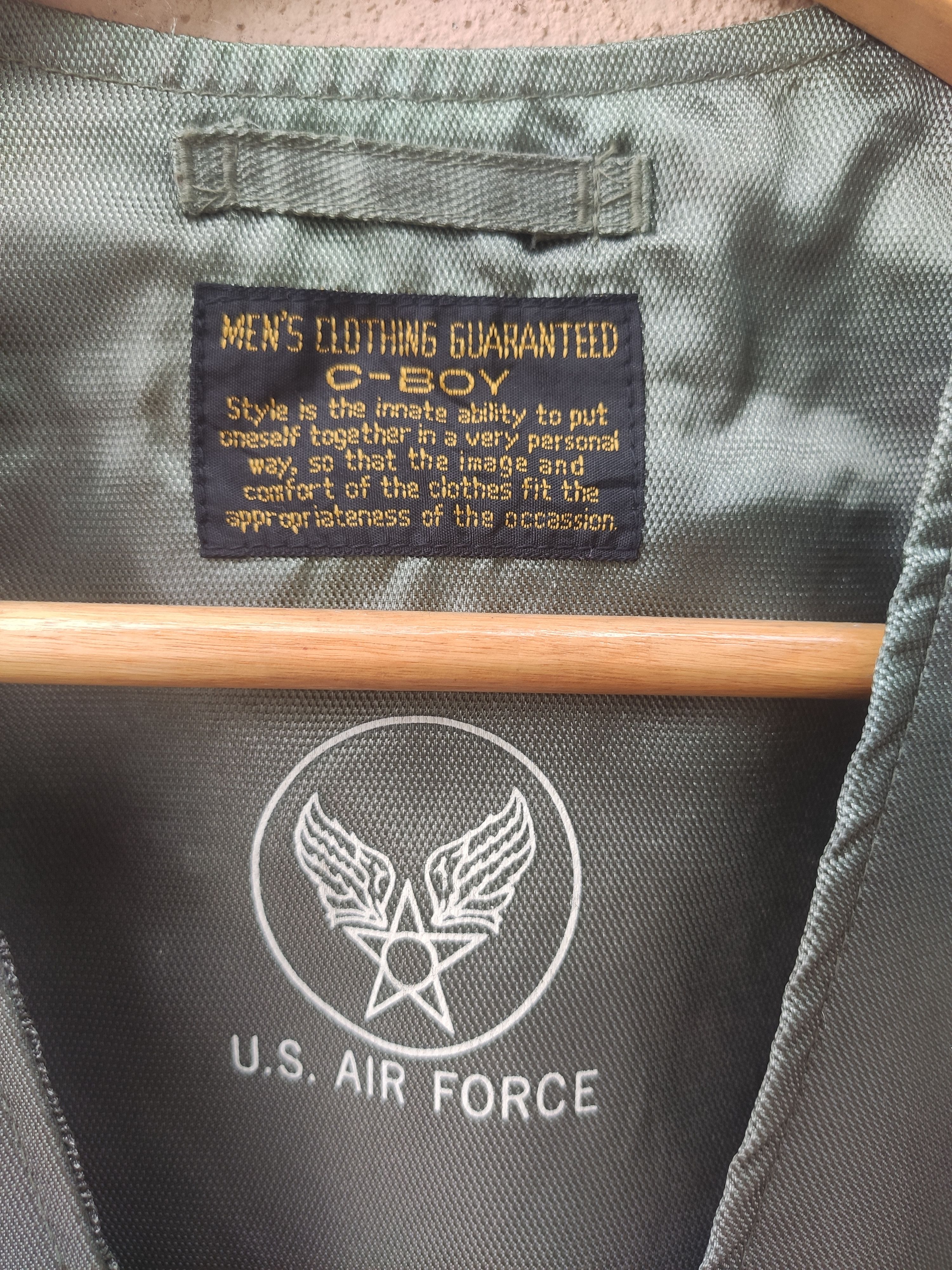 Avirex 🔥 Vintage US Air Force vest tactical jacket Size US M / EU 48-50 / 2 - 5 Thumbnail