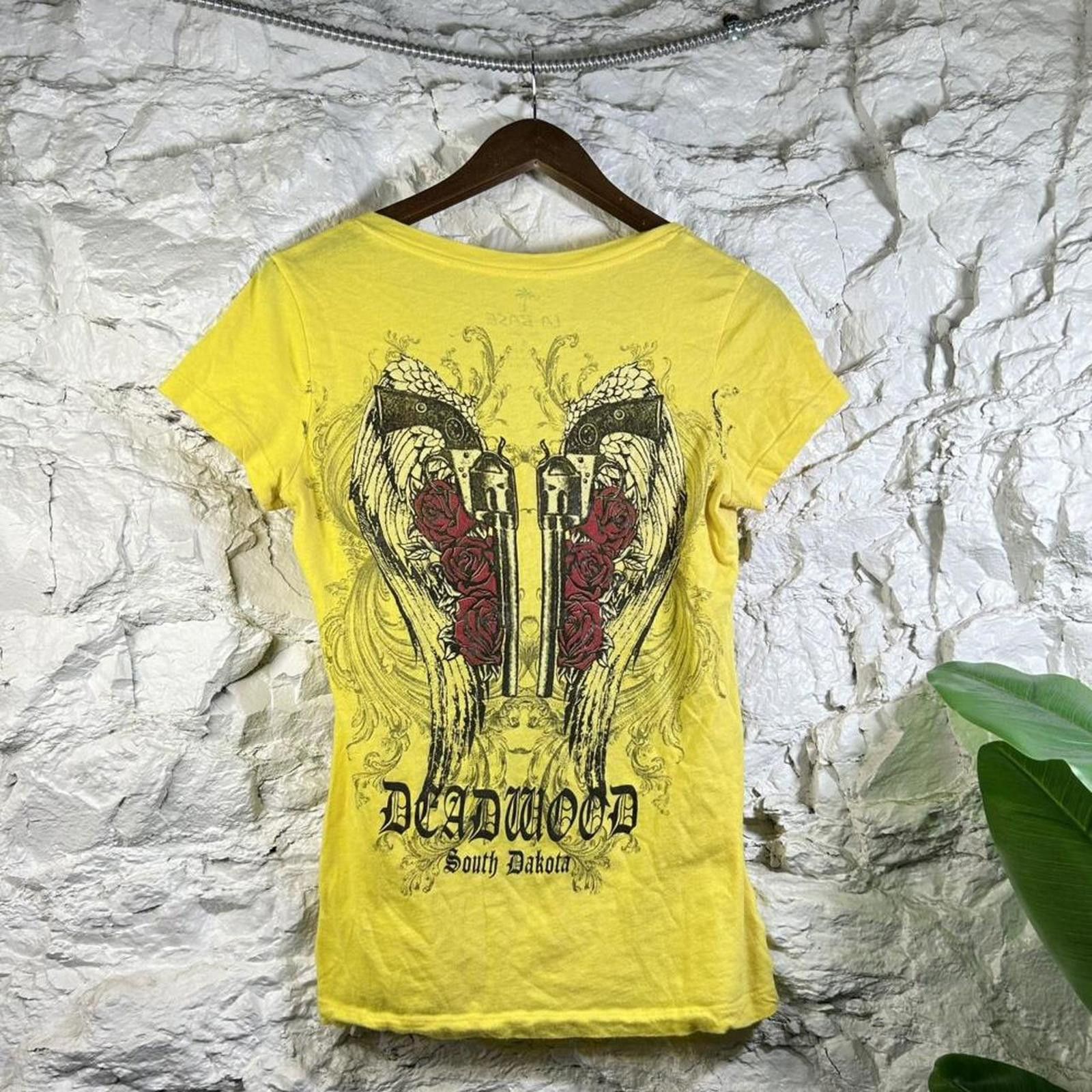 Other VTG LA Base Deadwood Grunge Skater Tee Size Small Size S / US 4 / IT 40 - 1 Thumbnail