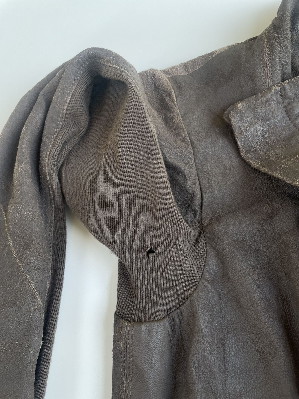 Rick Owens Rick Owen Leather Jacket Size US S / EU 44-46 / 1 - 7 Thumbnail