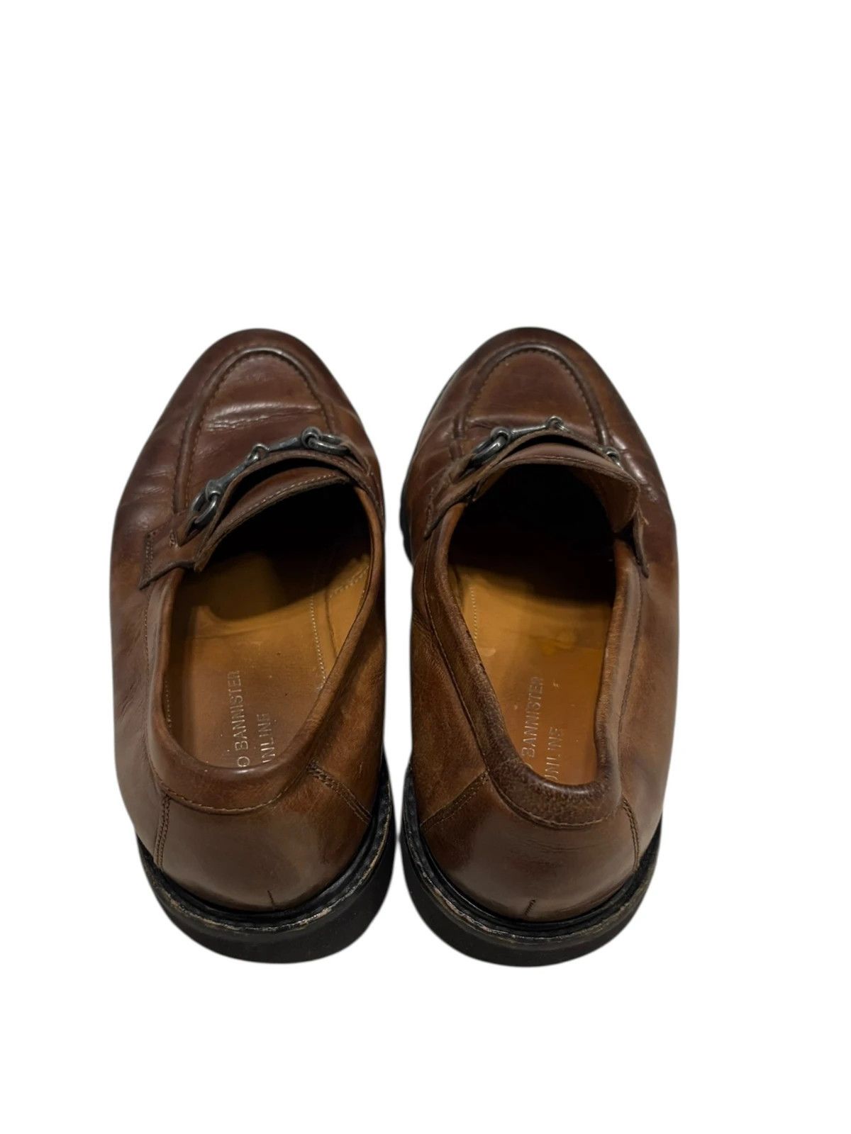 Alfredo Bannister Alfredo Bannister brown leather loafers metal buckle Size US 8 / EU 41 - 3 Thumbnail