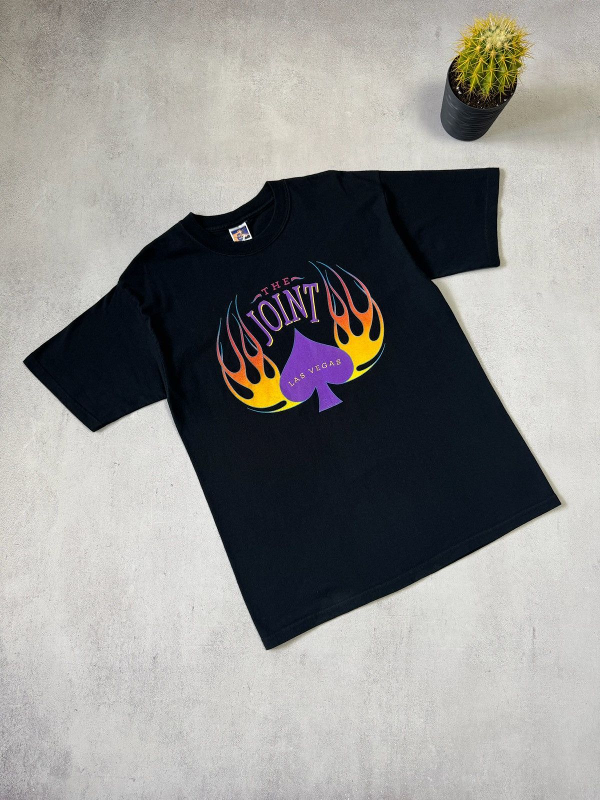 Hard Rock Cafe × Vintage Vintage 90s Hard Rock Las Vegas T Shirt Tee The Joint Racing Size US L / EU 52-54 / 3 - 3 Thumbnail