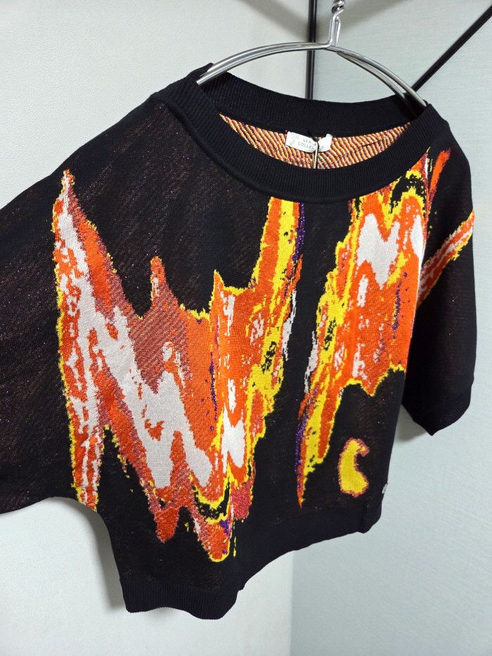 Versace Versace Collection fire crop knit Size XS / US 0-2 / IT 36-38 - 3 Thumbnail
