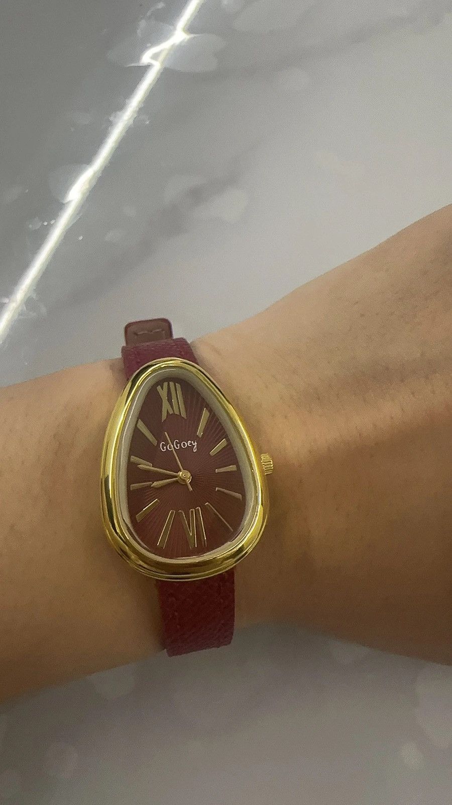 Other Minimalist Red Oval Watch – Small Niche Design Size ONE SIZE - 4 Thumbnail