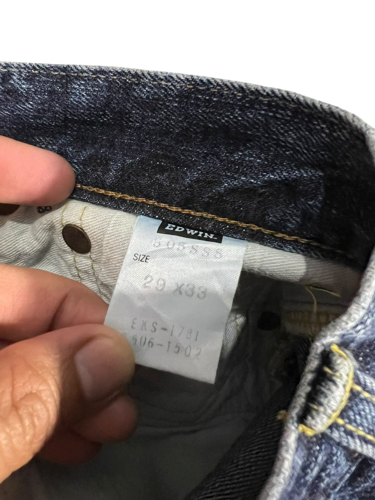 Edwin Vintage Full Selvedge Edwin Jean Japan Size US 31 - 22 Thumbnail