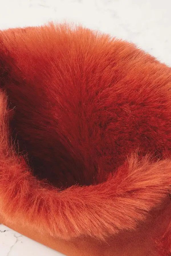 Saint Laurent Paris Small Kate YSL Logo Reversible Faux Fur Suede Shoulder Bag Size ONE SIZE - 14 Thumbnail