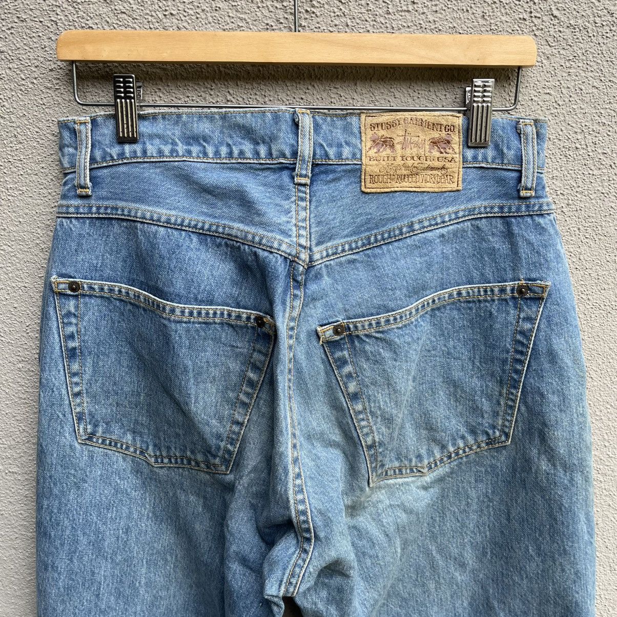 Stussy Vintage 90s STUSSY usa jeans denim Size US 31 - 3 Thumbnail