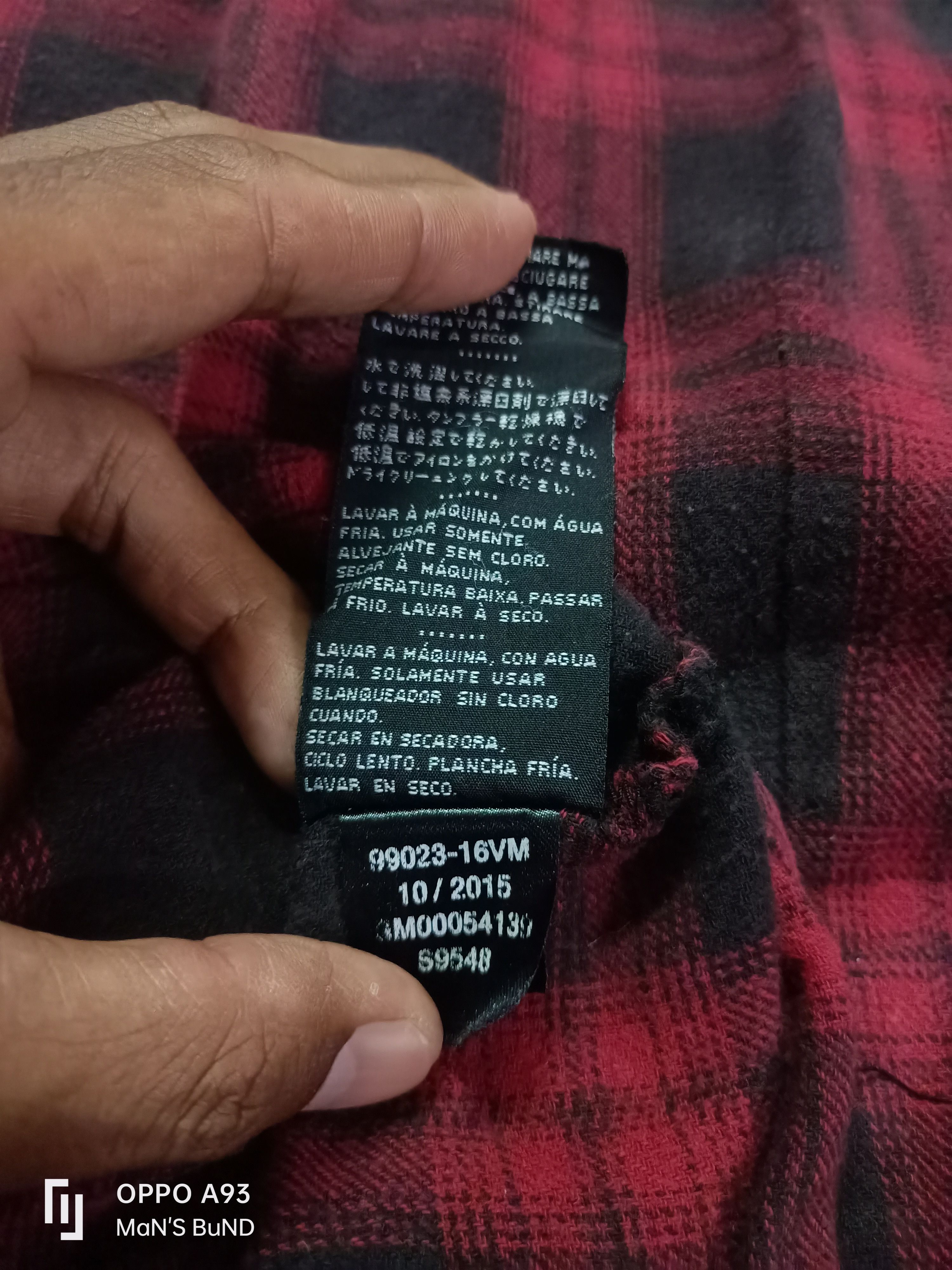 Flannel × Harley Davidson × Vintage HARLEY DAVIDSON Men's Red Plaid Flannel Slim Fit 99023-16VM Size US XL / EU 56 / 4 - 19 Thumbnail