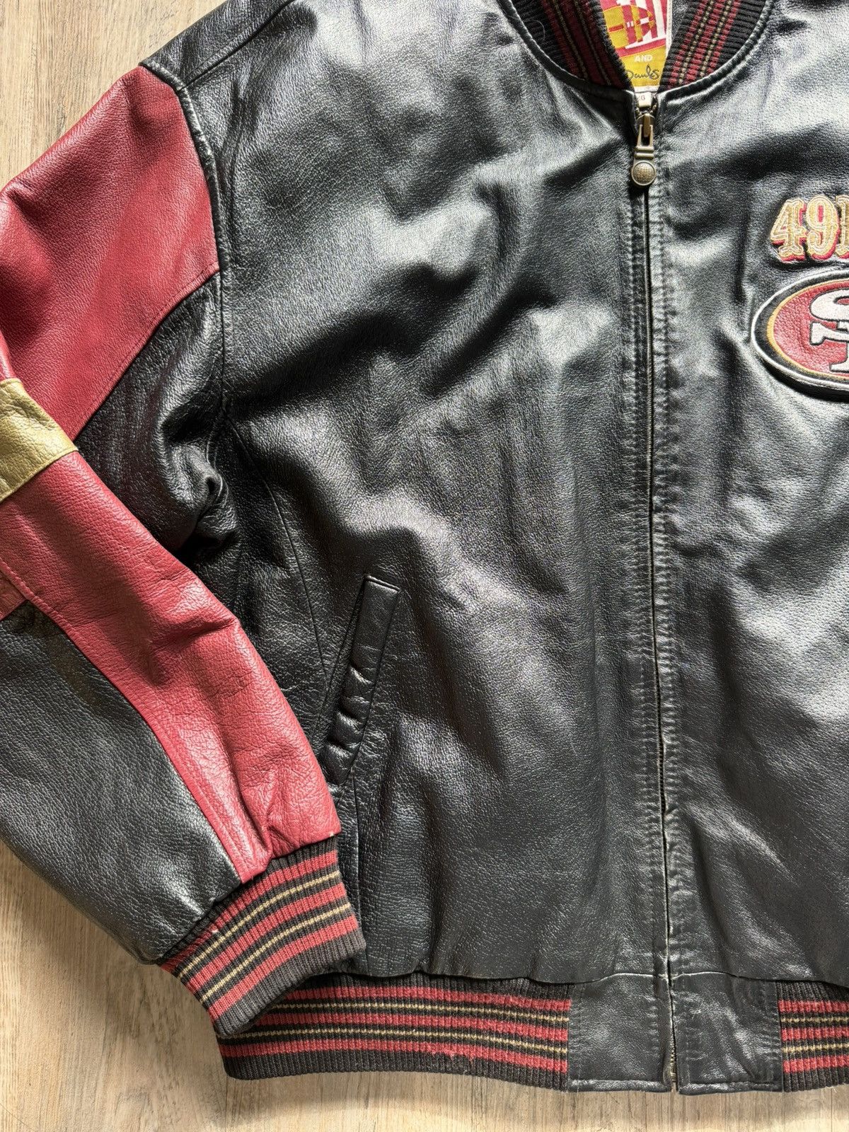 Other San Francisco 49ers Leather Jacket (SF Logo) Size US XL / EU 56 / 4 - 4 Thumbnail