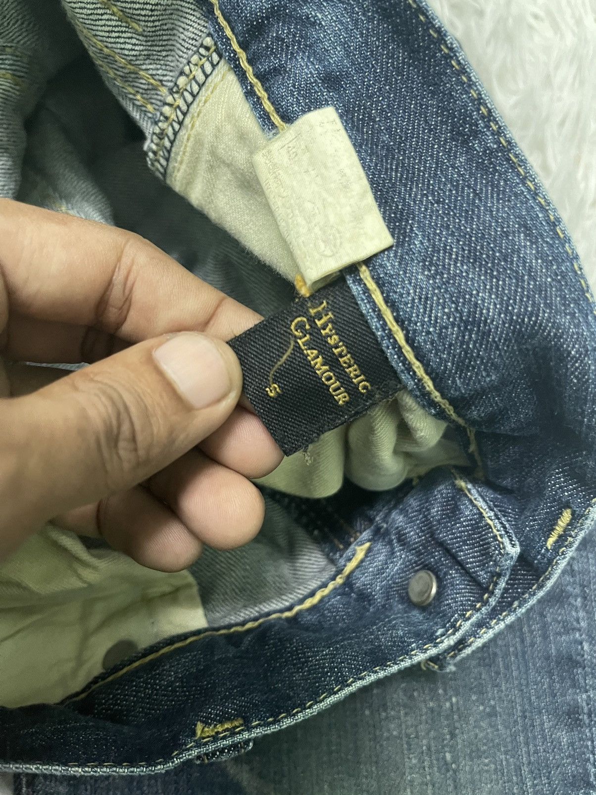Hysteric Glamour VINTAGE HYSTERIC GLAMOUR FLARE DENIM PANT RARE Size US 28 / EU 44 - 10 Thumbnail