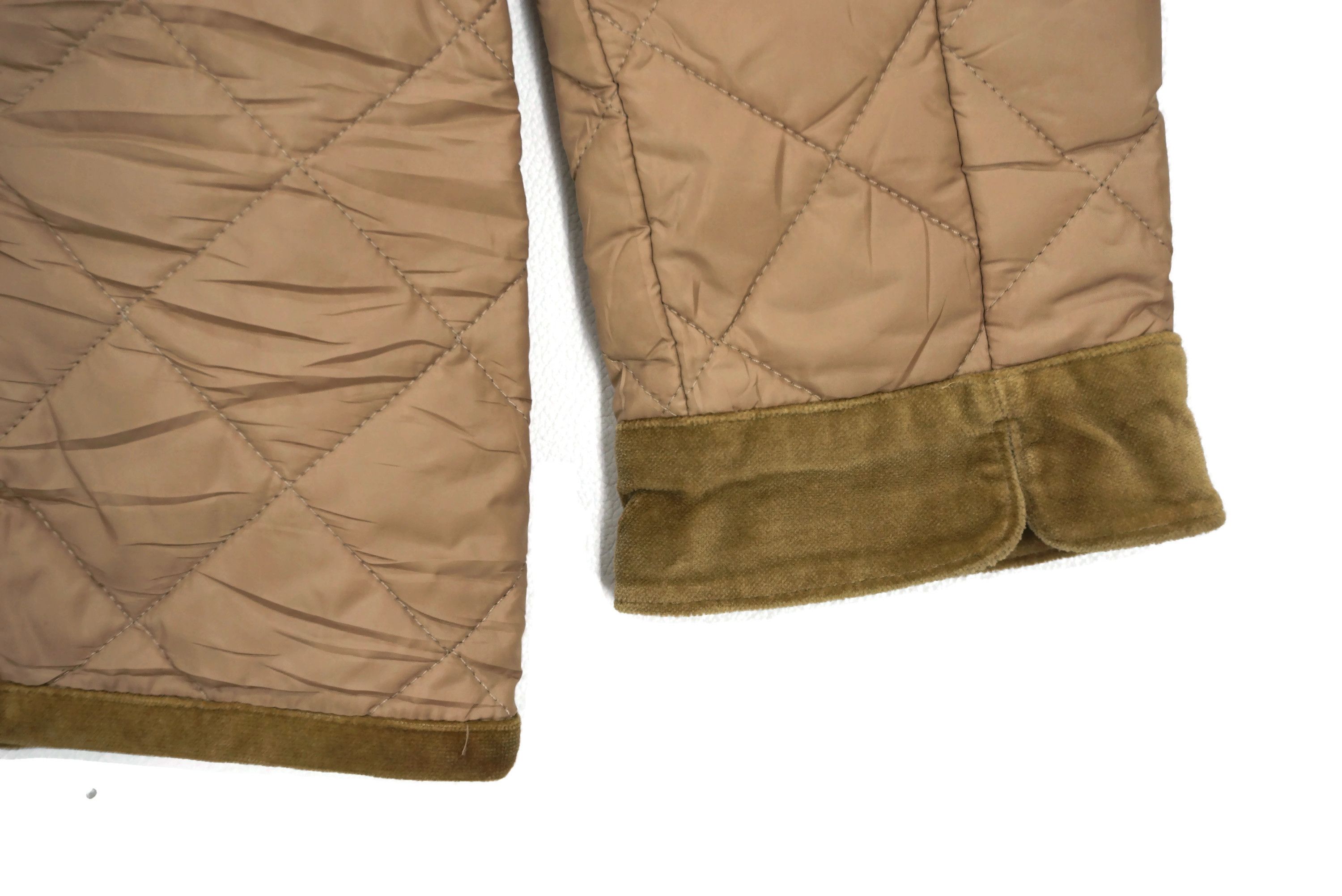 Laura Ashley Quilted Coat Snap Front Thermolite Velvet Trimming Jacket Size M / US 6-8 / IT 42-44 - 10 Thumbnail