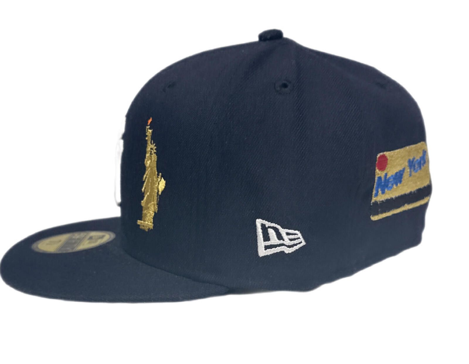 New Era New Era New York Yankees NYC Custom Gold 59FIFTY 7 3/8 Size ONE SIZE - 5 Thumbnail