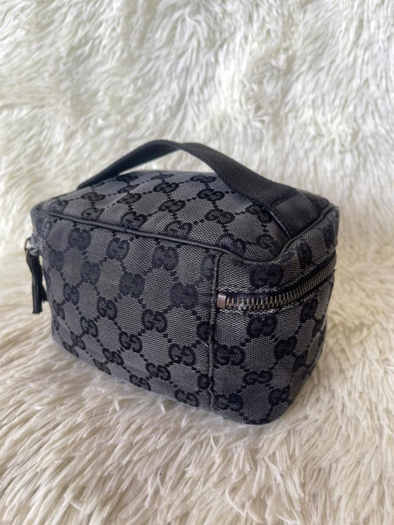 Gucci Gucci GG Pattern Vanity Leather Canvas Bag Size ONE SIZE - 5 Thumbnail