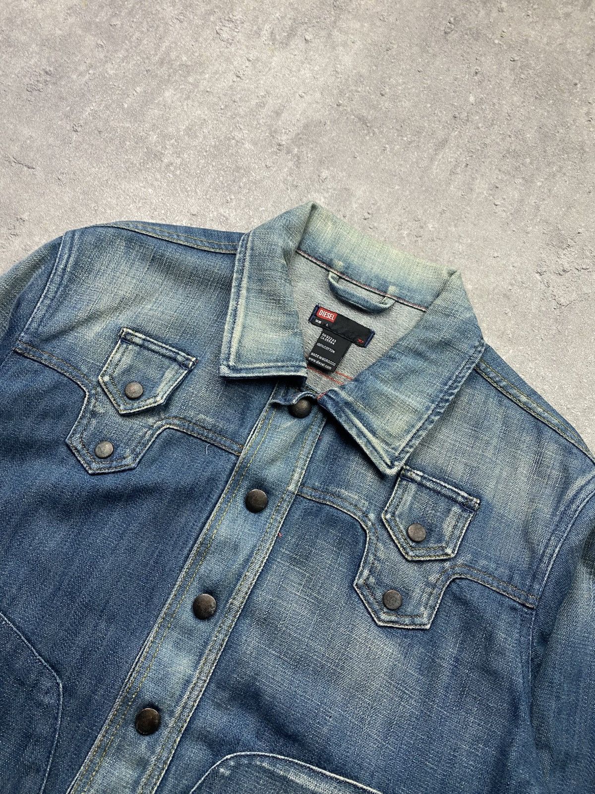 Diesel Denim jacket Diesel J.A.A. jeans vintage rare streetwear y2k Size US L / EU 52-54 / 3 - 10 Thumbnail