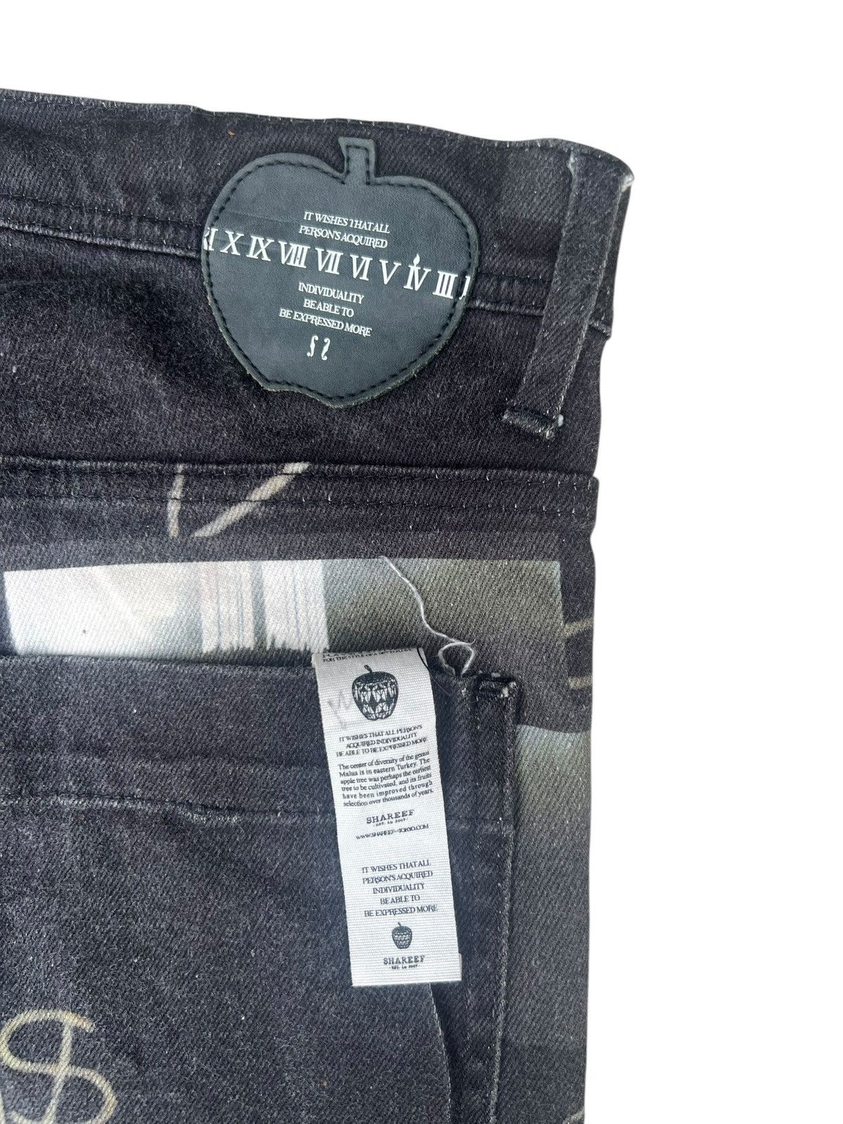 SHAREEF Vintage Shareef Japan All Printed Denim Jeans Size US 29 - 14 Thumbnail