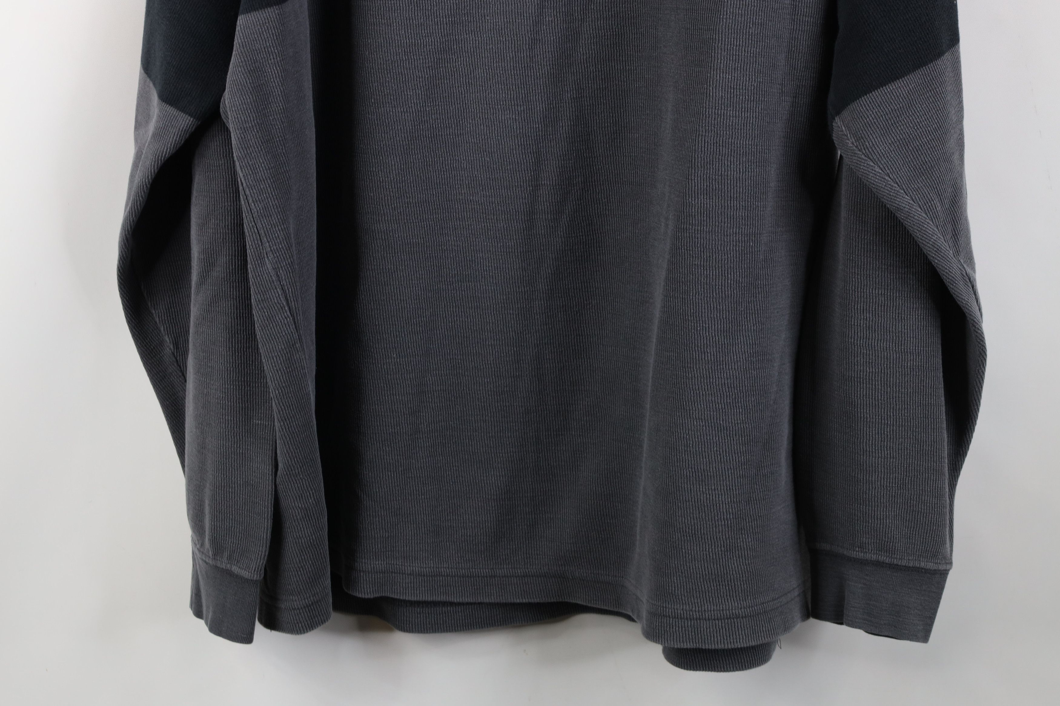 Vintage Vintage 90s Y2K Streetwear Ribbed Knit Long Sleeve T-Shirt Size US XL / EU 56 / 4 - 13 Thumbnail