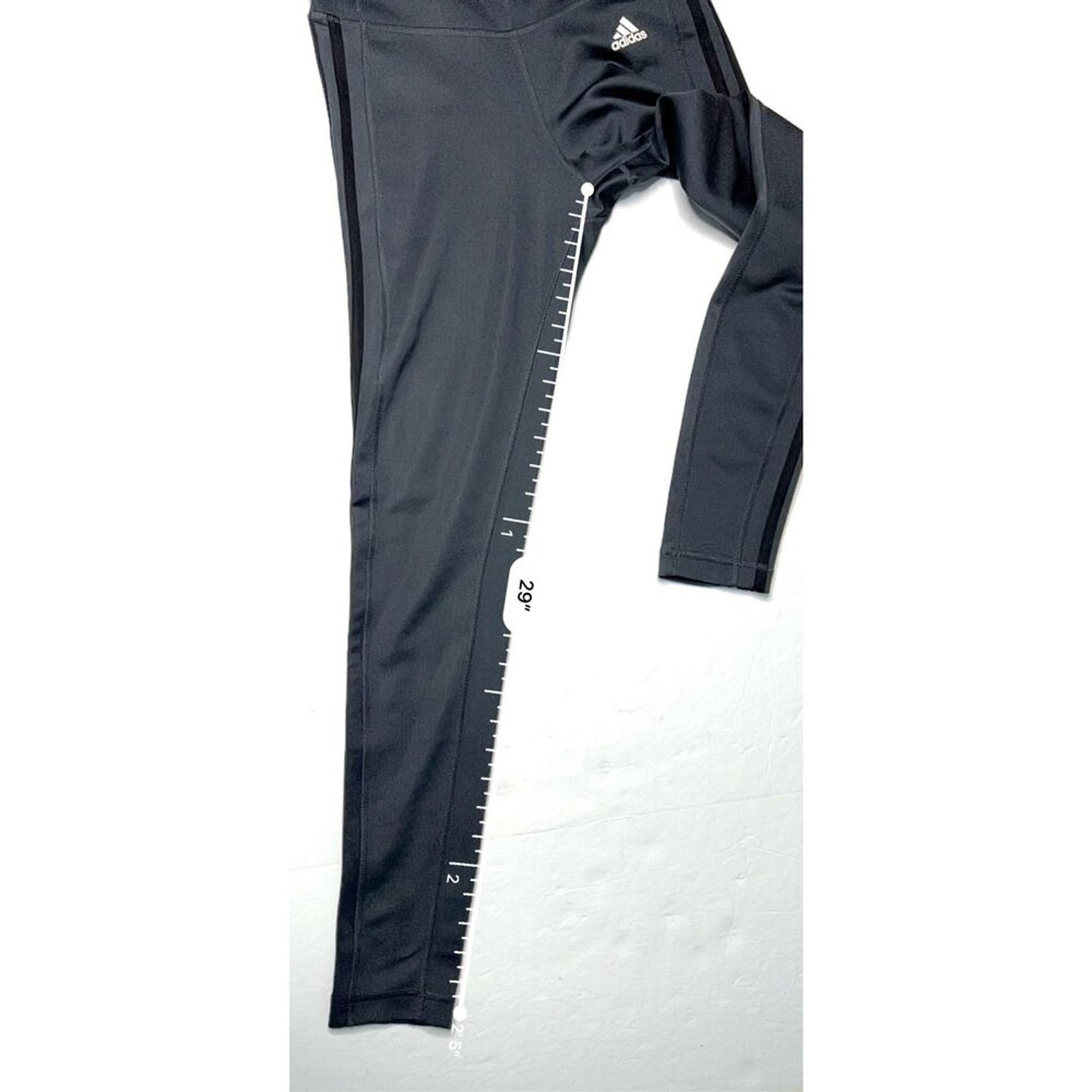 Adidas Adidas Carbon Side Stripes Essential Pants SMALL Sportswear Size 26" / US 2 / IT 38 - 6 Thumbnail