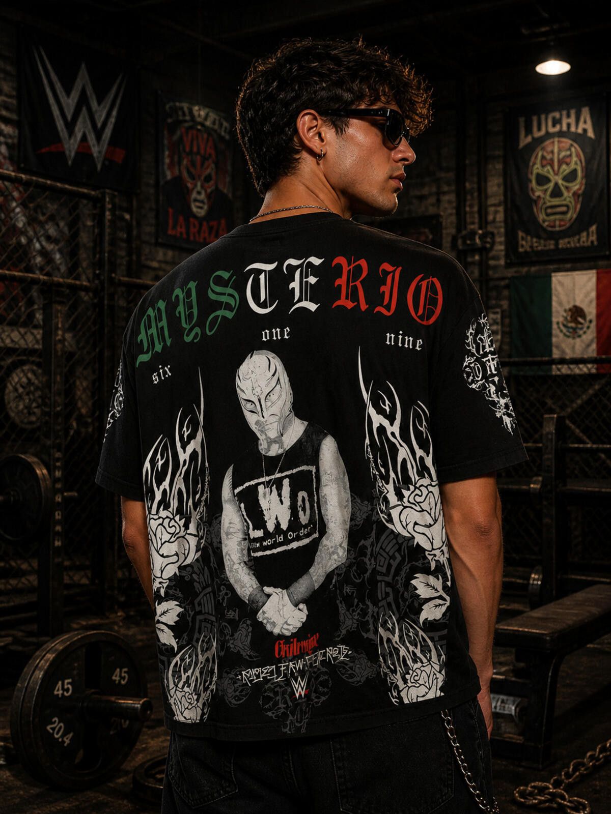 Civil Regime New! Civil Regime × WWE 'Rey Mysterio Forever 199X' 2XL Size US XXL / EU 58 / 5 - 1 Thumbnail