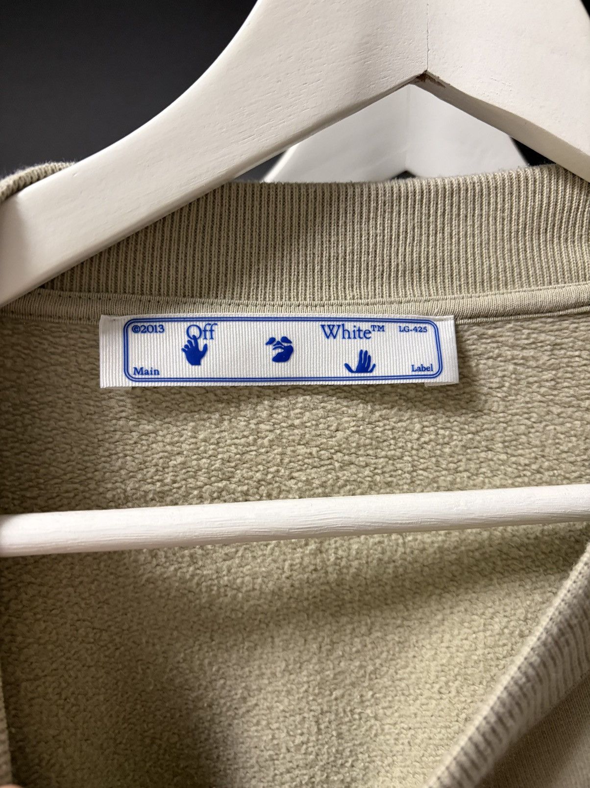 Off-White Off-White Arrows Crewneck – Beige / Ecru Size US L / EU 52-54 / 3 - 2 Thumbnail
