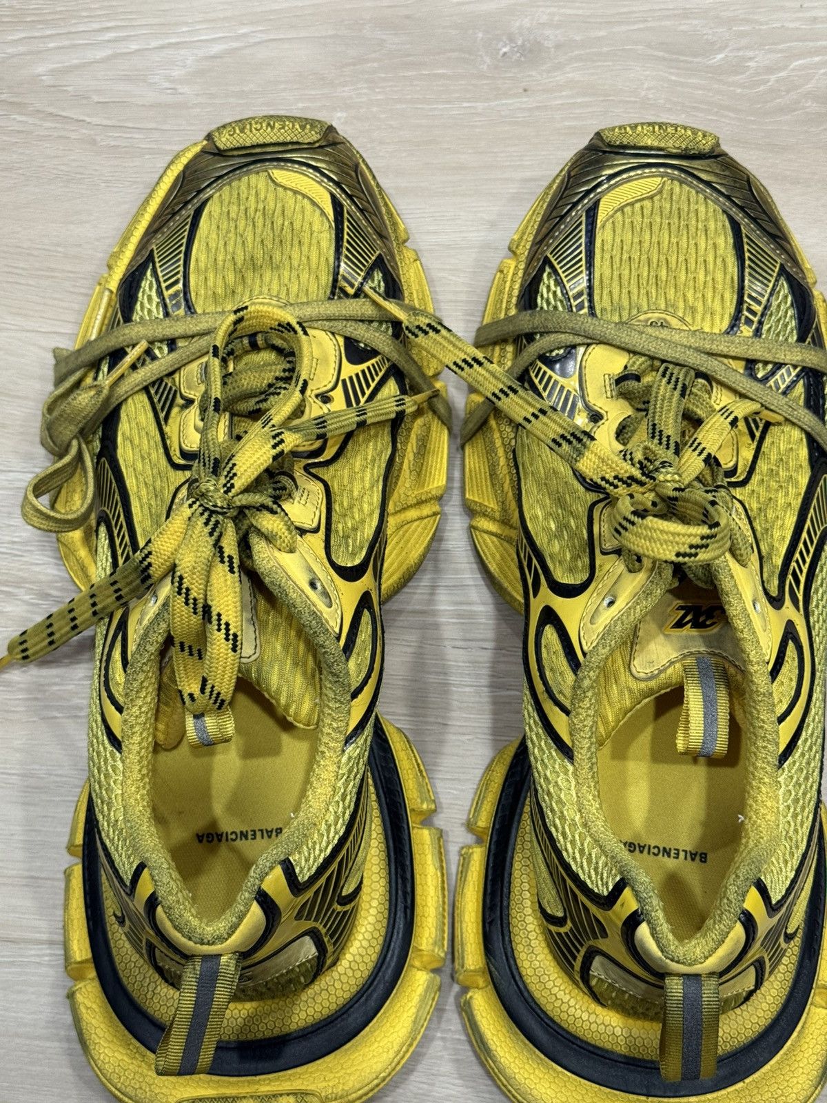 Balenciaga Balenciaga 3xl Distressed Sneakers ‘Yellow’ Size US 12 / EU 45 - 18 Thumbnail
