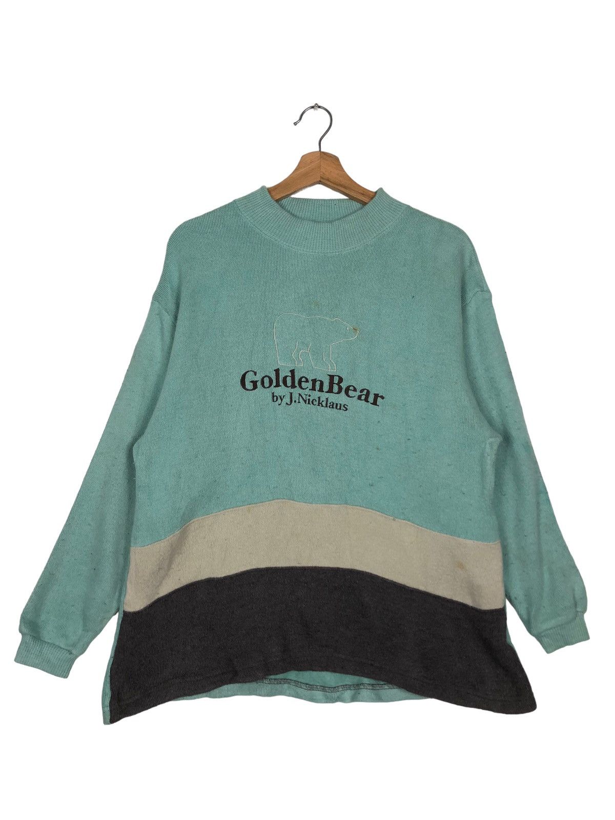 🔥90’s Vintage Golden Bear Paris Sweatshirt Big Logo