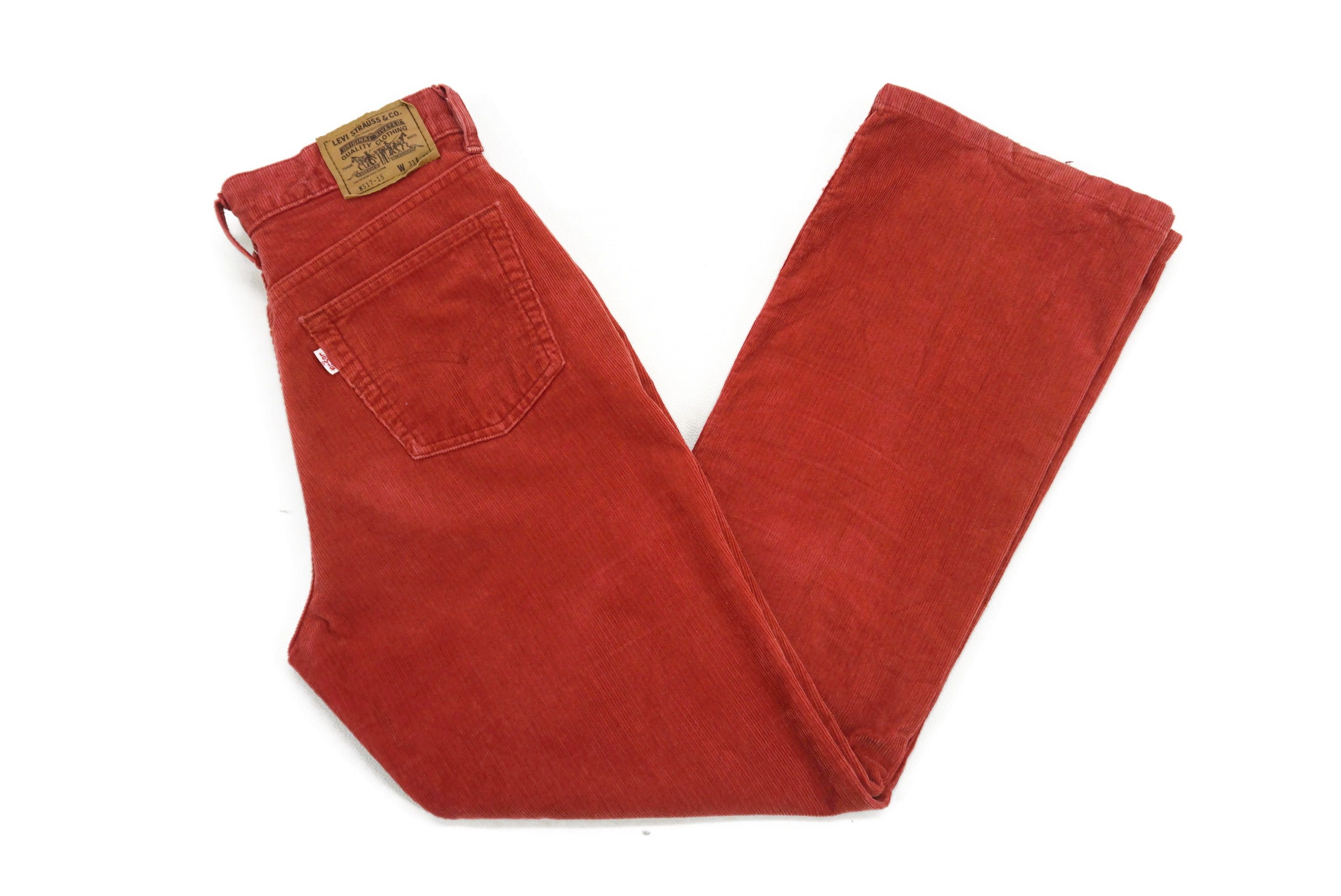 Levi's Vintage Levi's 517-15 Pants W28xL29 Bootcut Corduroy Flared Size US 28 / EU 44 - 4 Thumbnail