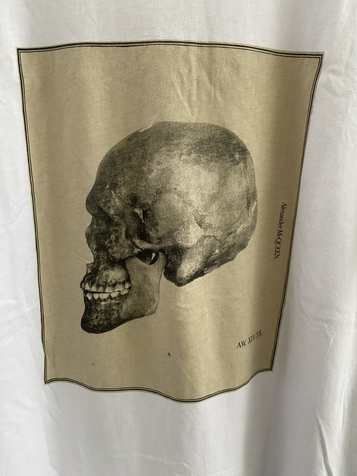 Alexander McQueen Alexander McQueen Skull Logo T Shirt Size US M / EU 48-50 / 2 - 2 Thumbnail